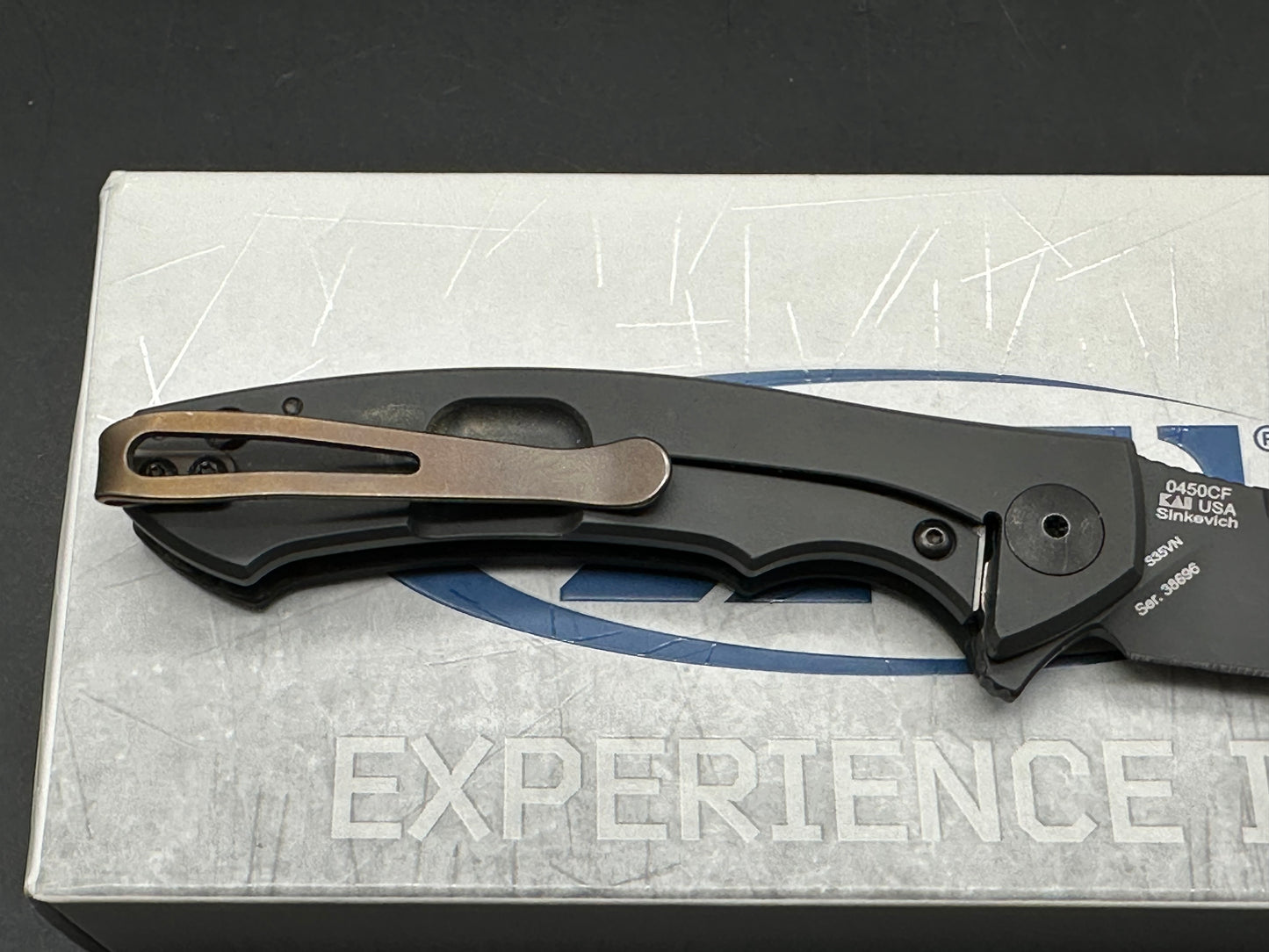 Zero Tolerance Sinkevich 0450CF Flipper Knife Carbon Fiber (3.25" Black)