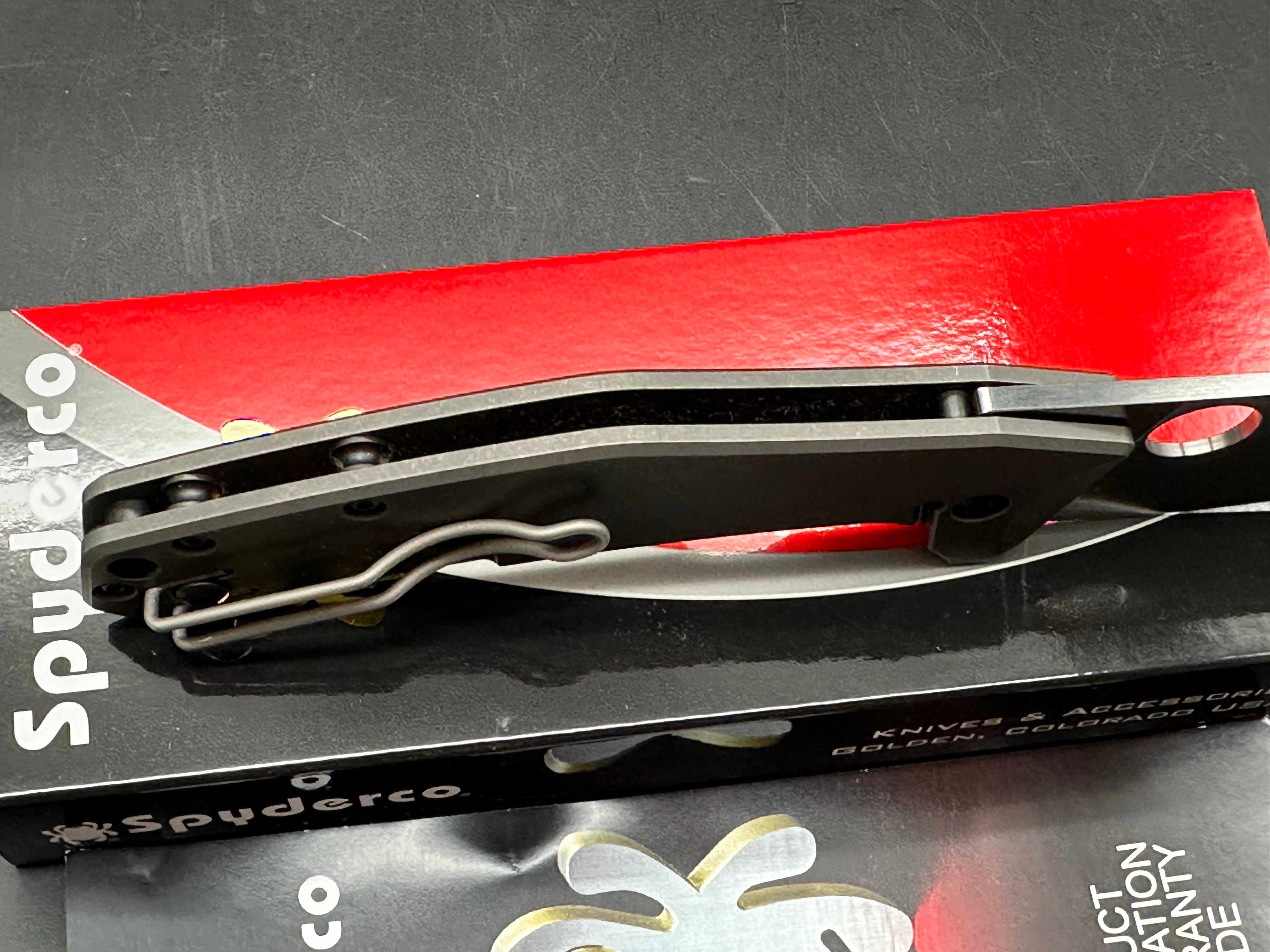 Spyderco Spydiechef titanium w/LC200N blade