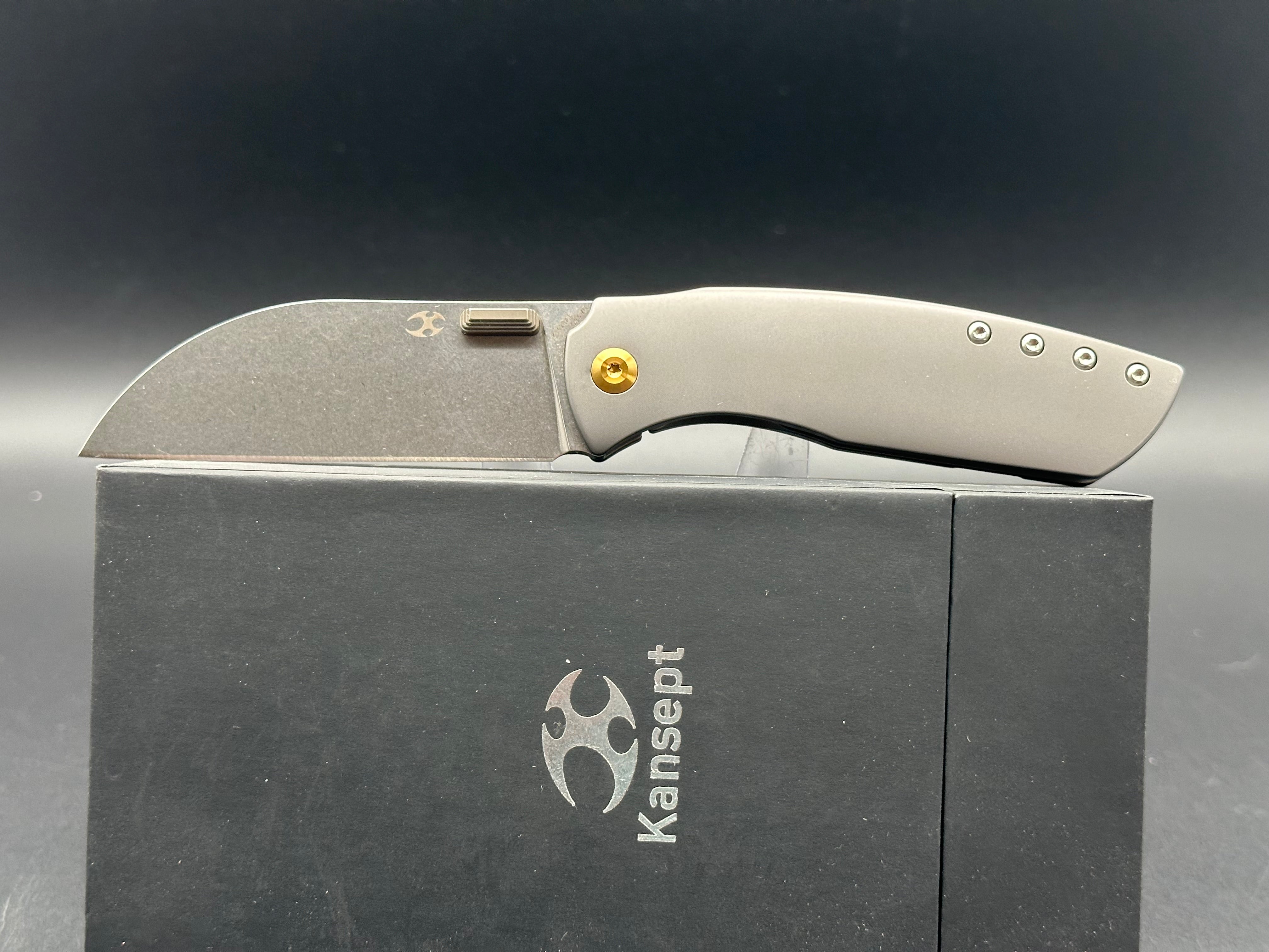 Kansept Convict titanium handle w/S35VN blade