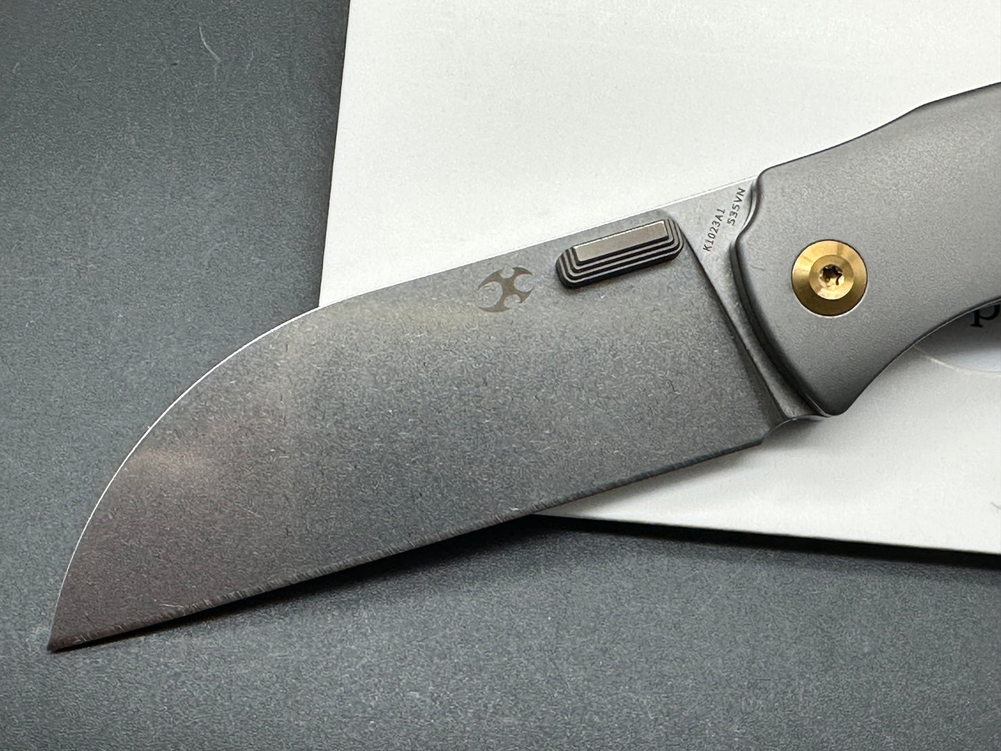 Kansept Convict titanium handle w/S35VN blade