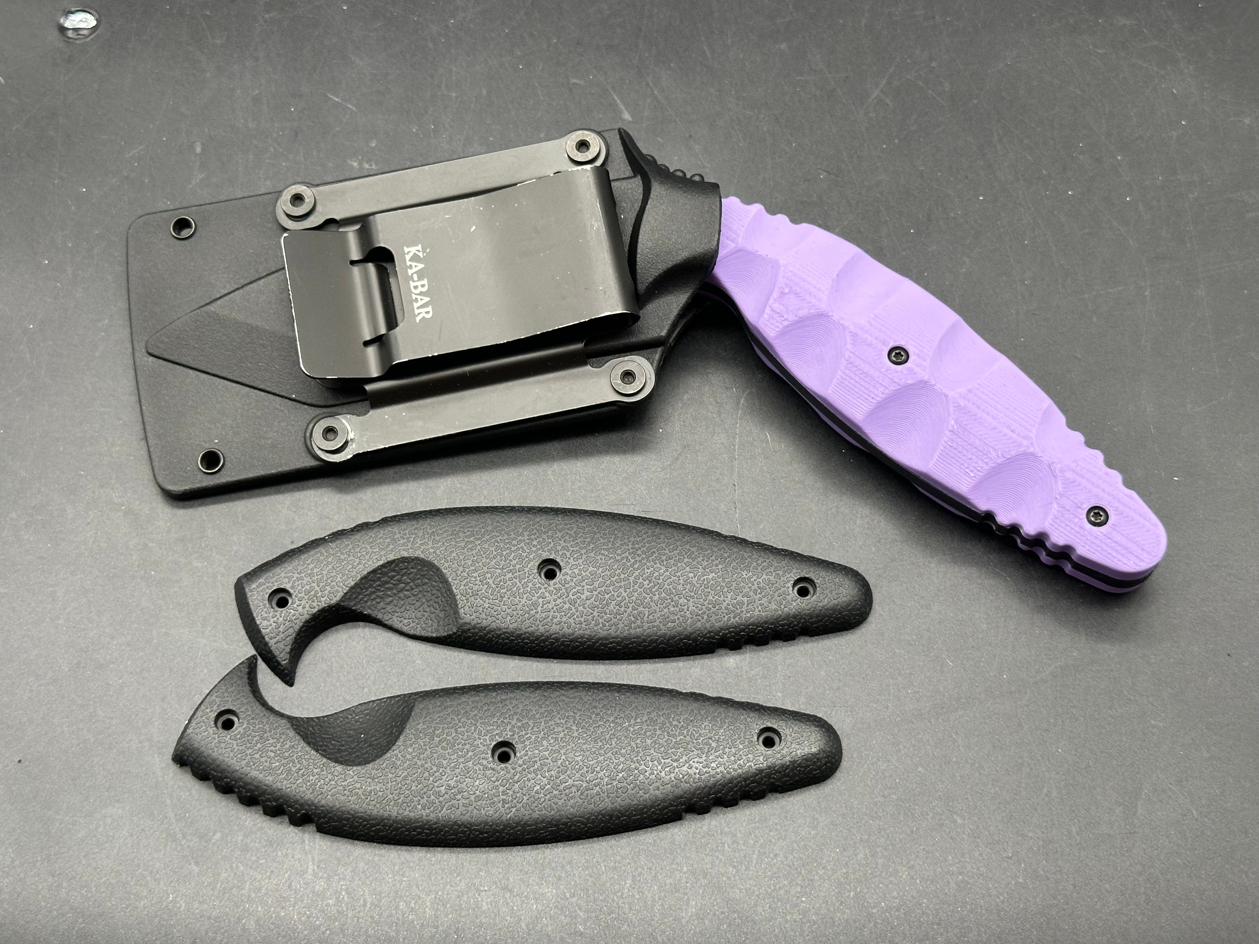 KA-BAR large TDI/AUS-8A blade