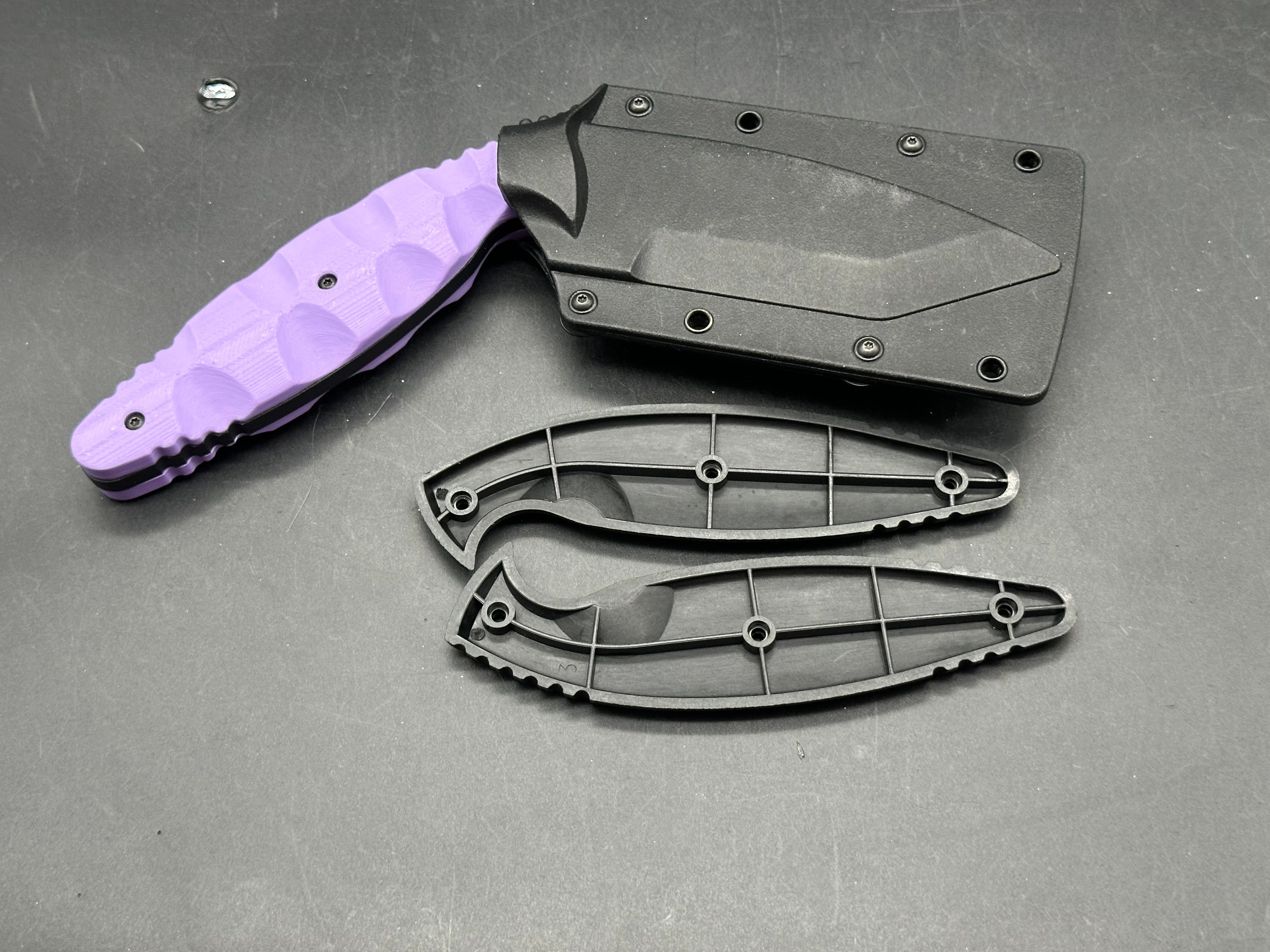 KA-BAR large TDI/AUS-8A blade
