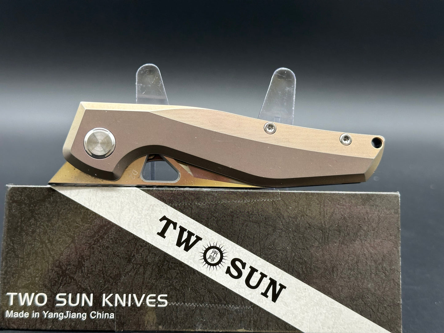 Twosun TS108 D2 and TS47 D2 bundle deal both knives for one price