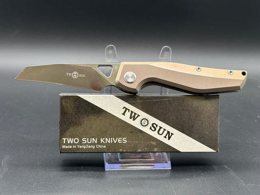 Twosun TS108 D2 and TS47 D2 bundle deal both knives for one price