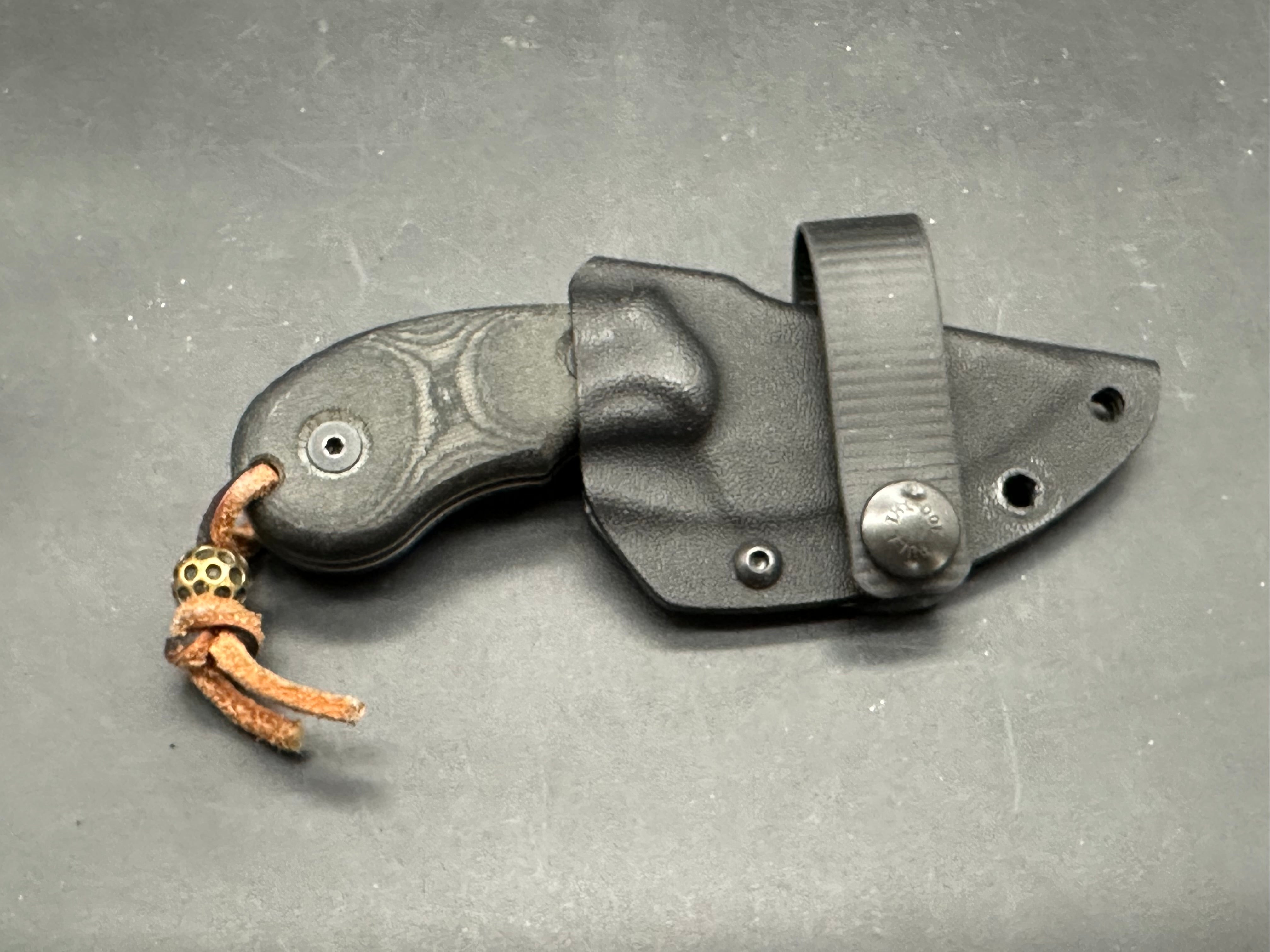 Tops Knives Wolf Pup/ 1095 steel/micarta handle