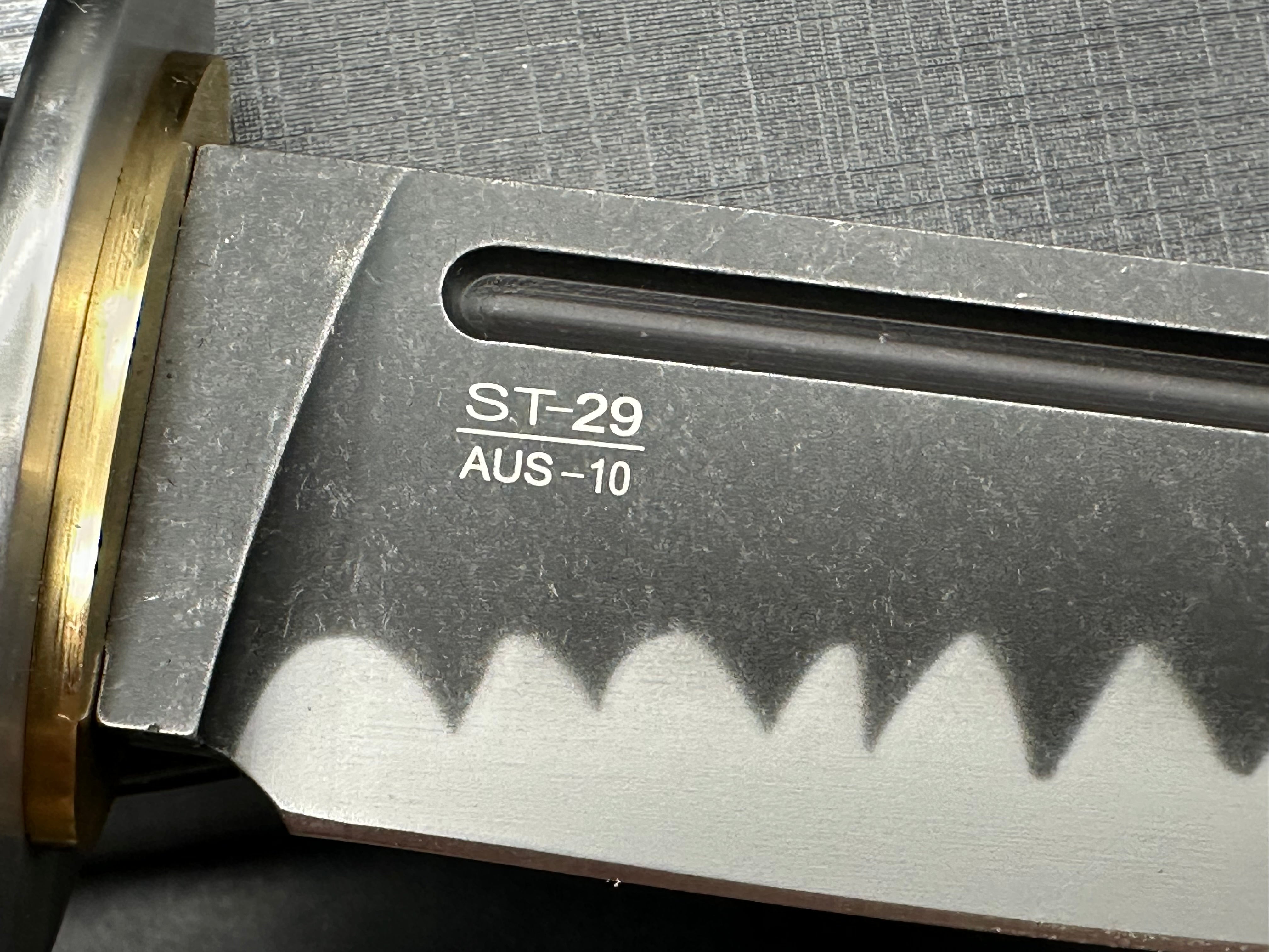 Sitivien ST29 Fixed Blade Knife, AUS-10 Steel Blade G10 Handle Full Tang Bowie Knife