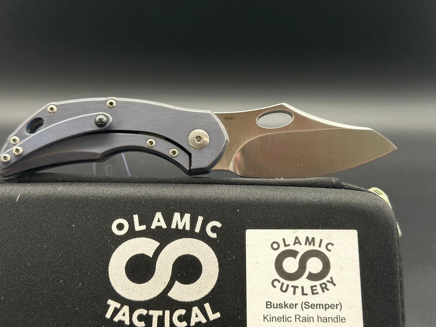 Olamic Busker blue titanium