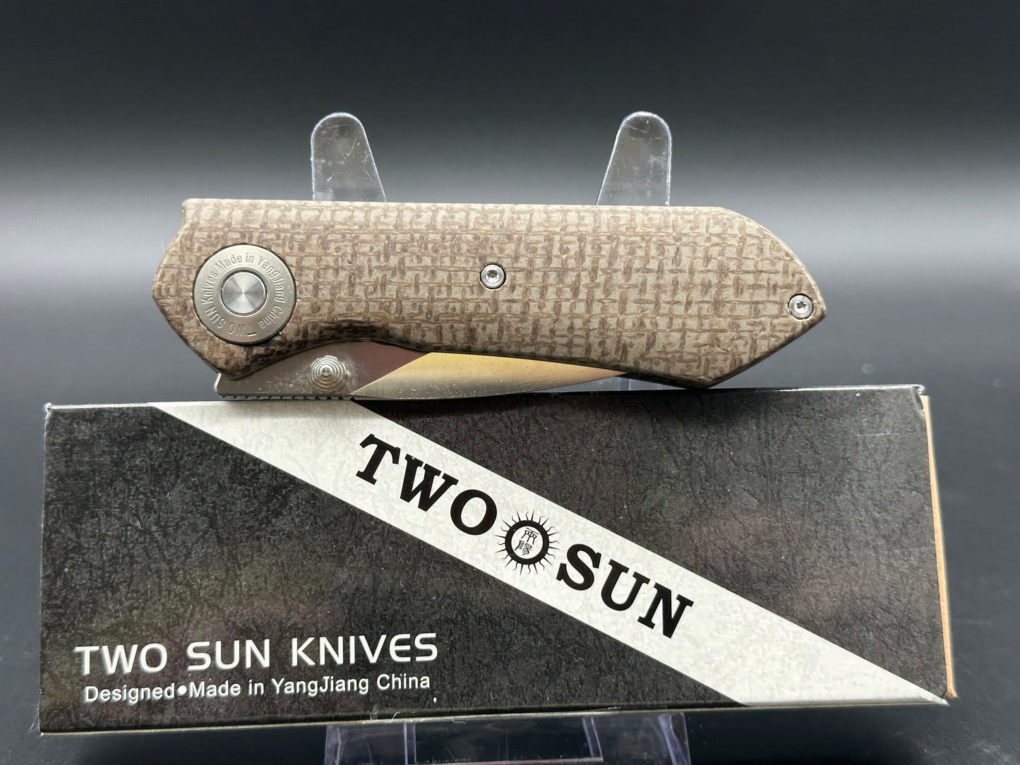 Twosun TS334 micarta scales 14c28n