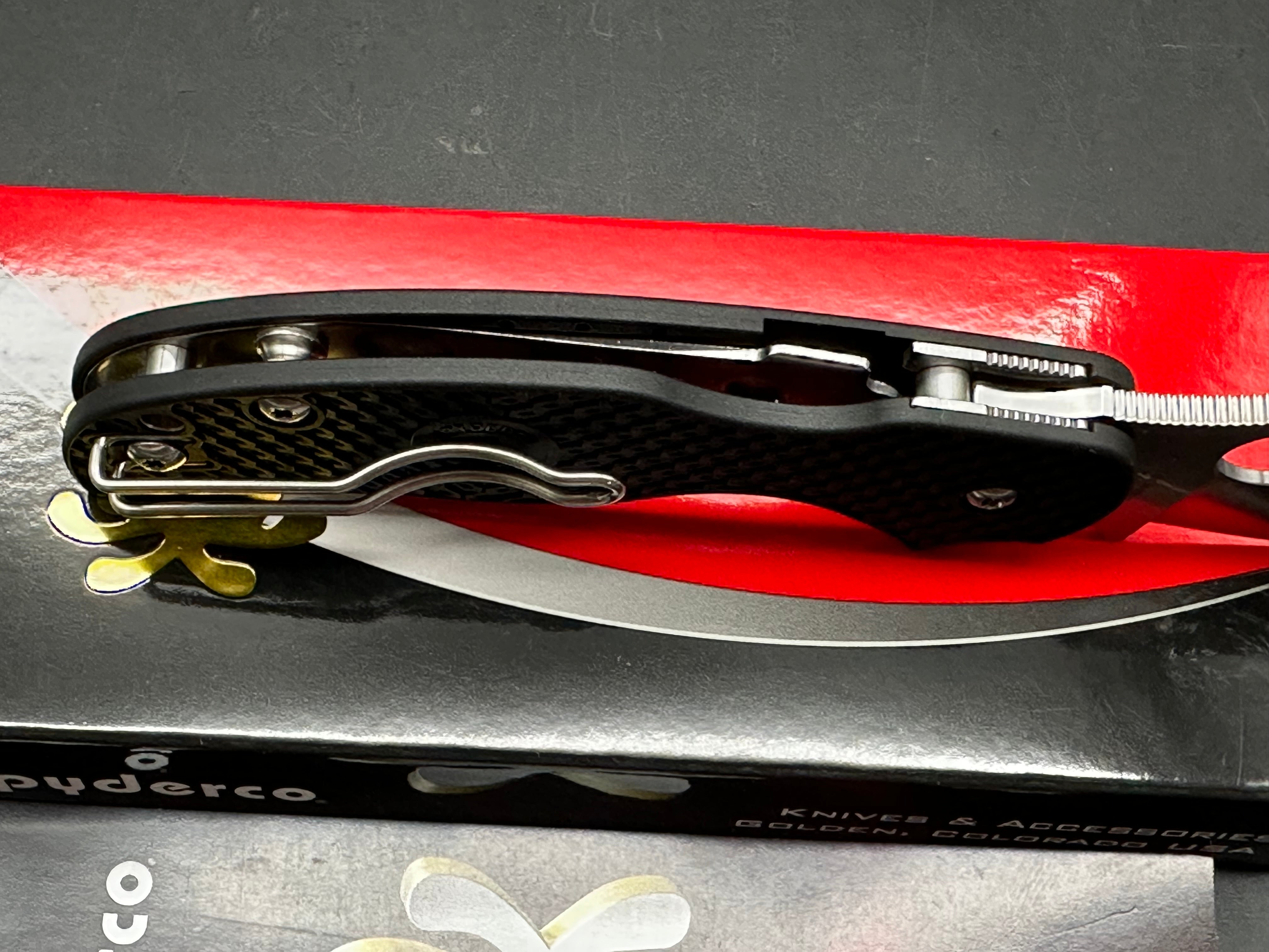 Spyderco Sage 5 Lightweight, 3" CPM S30V Satin Blade with Black FRN Scales