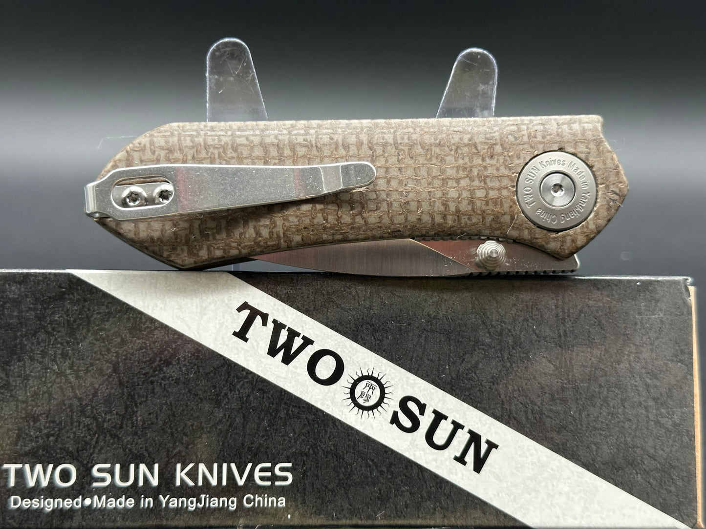 Twosun TS334 micarta scales 14c28n