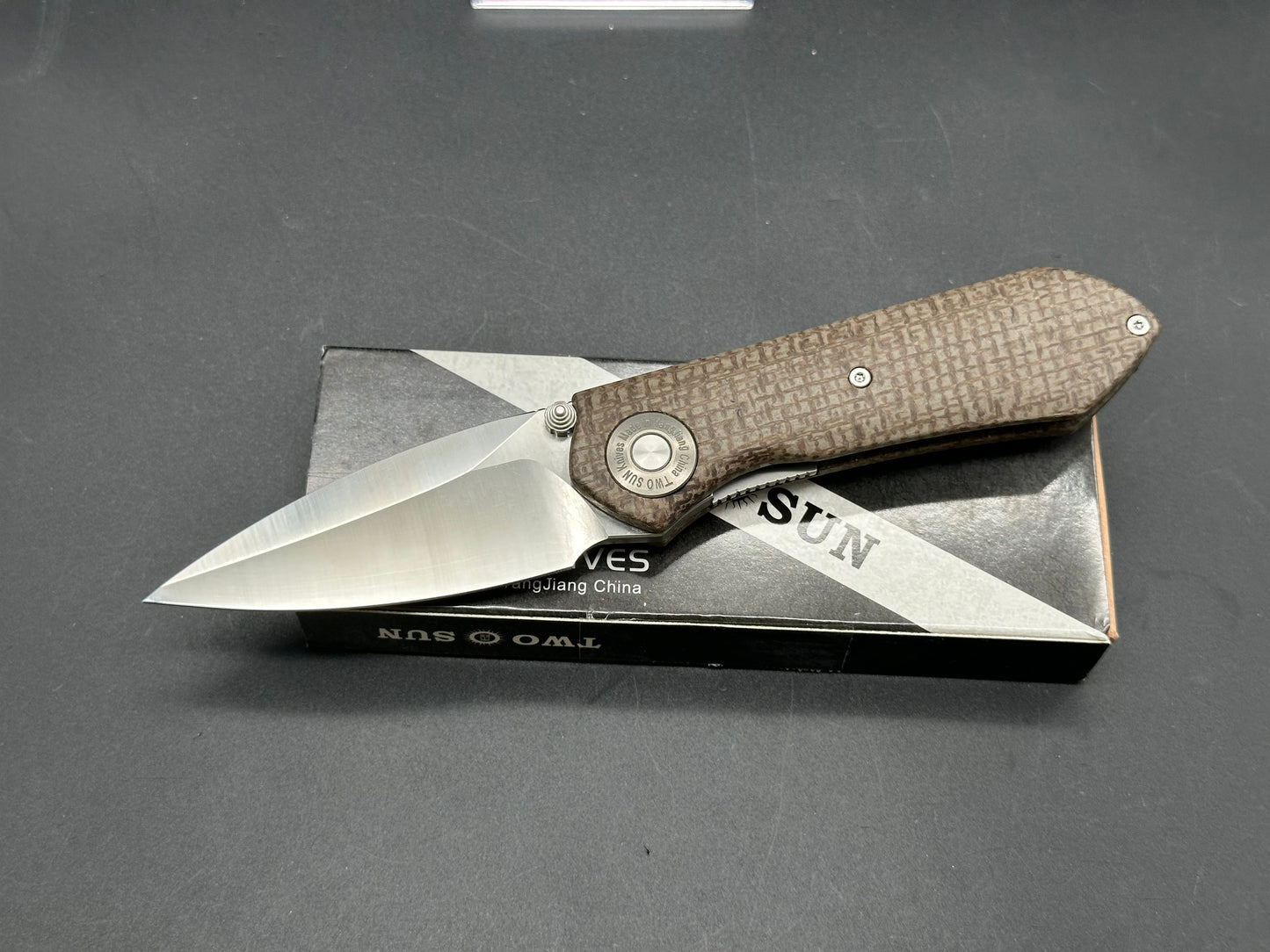 Twosun TS334 micarta scales 14c28n