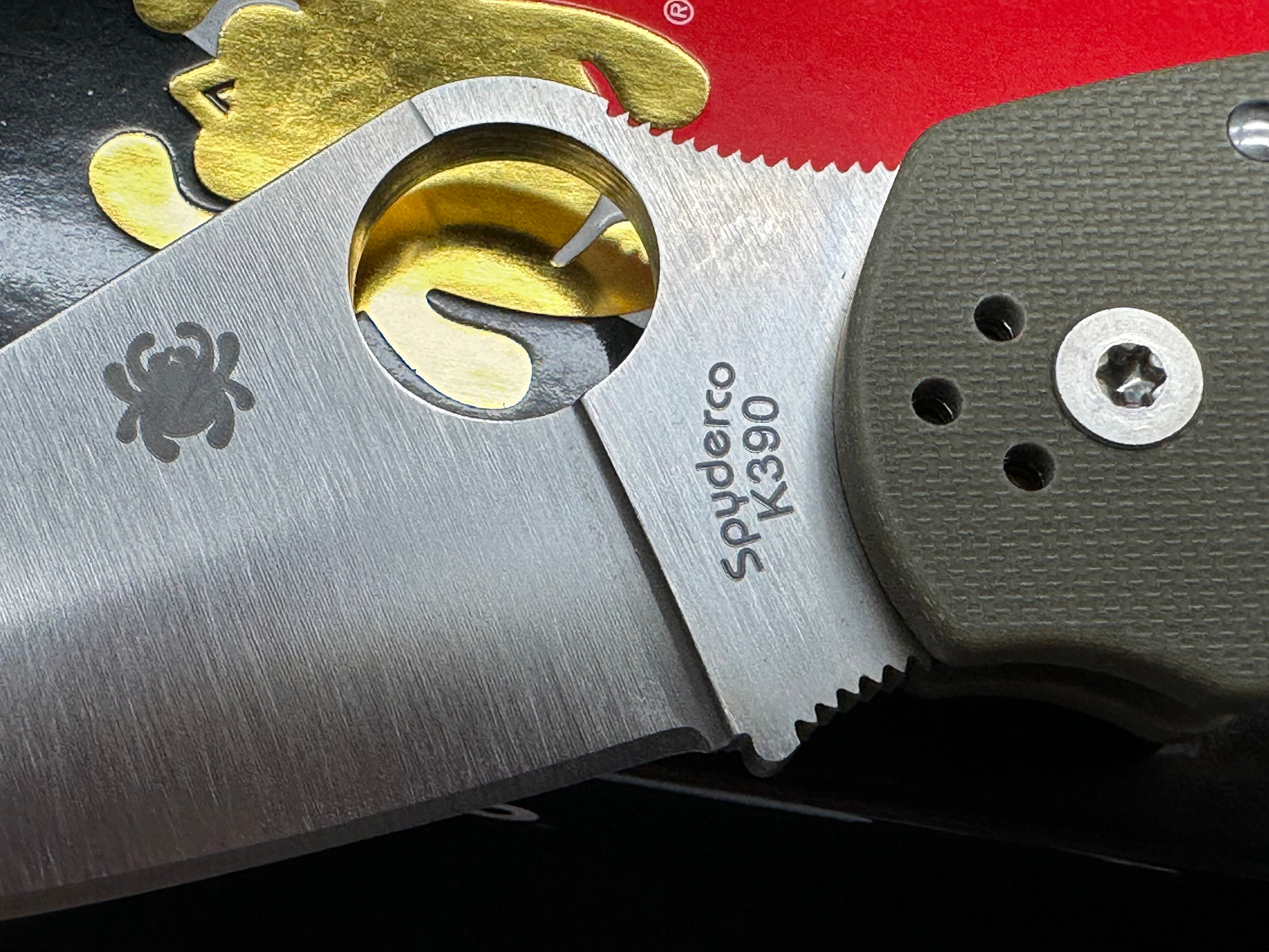 Spyderco Para 3 (Bento Box Exclusive), 2.93" Bohler K390 Blade with Ranger Green G10 Scales