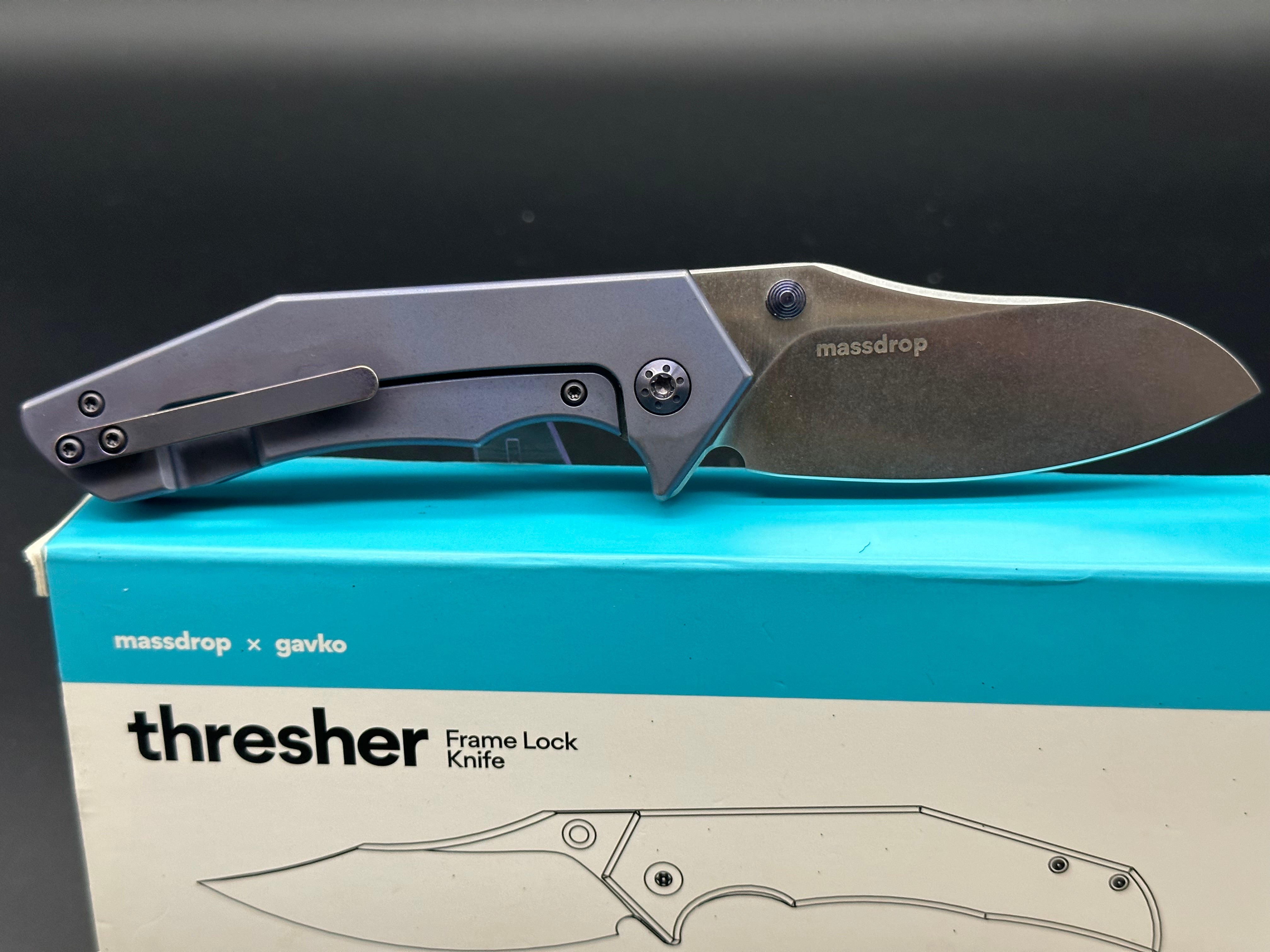 Massdrop Gavko Thresher modded by Knifegrandpa