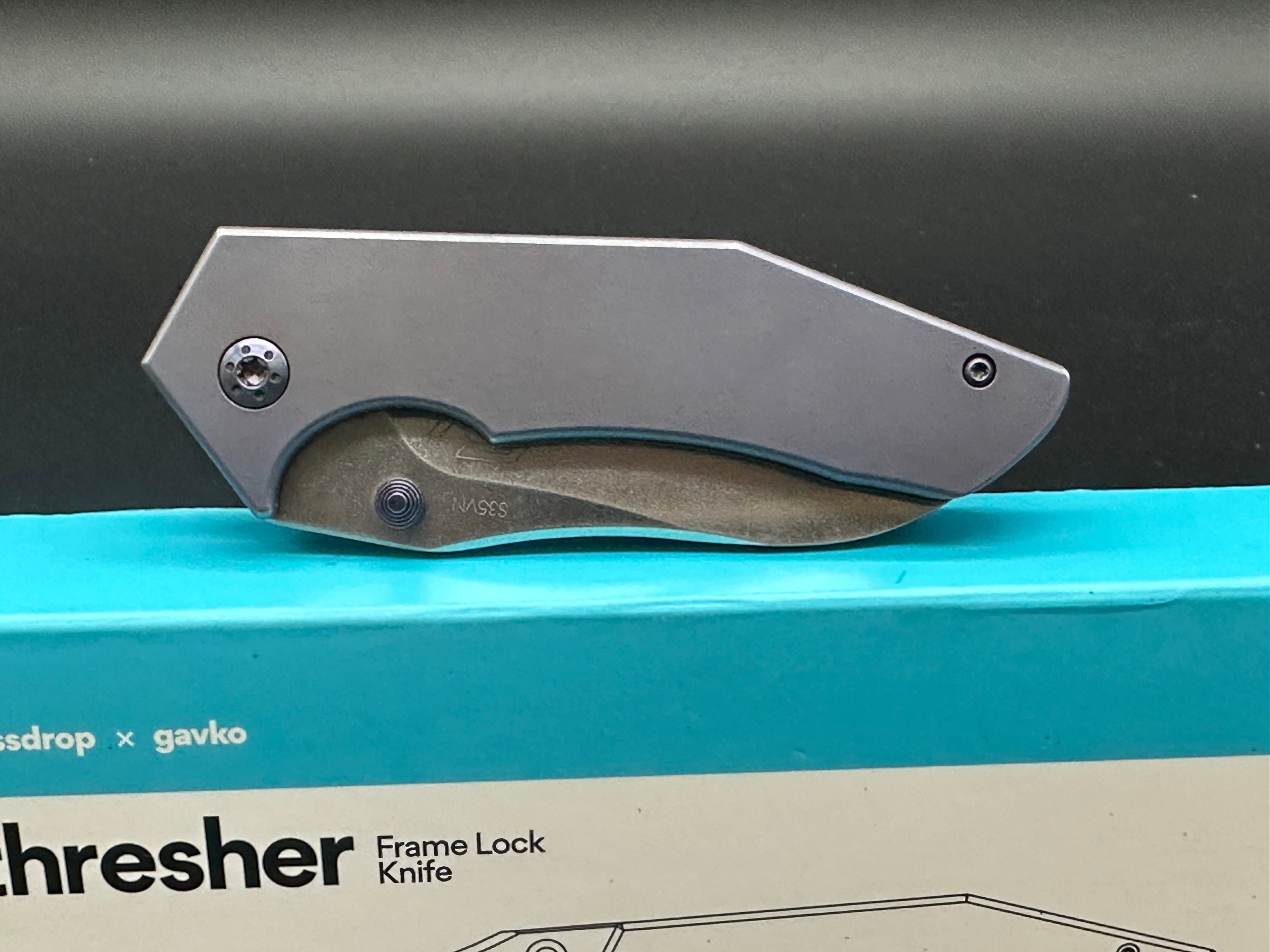 Massdrop Gavko Thresher modded by Knifegrandpa