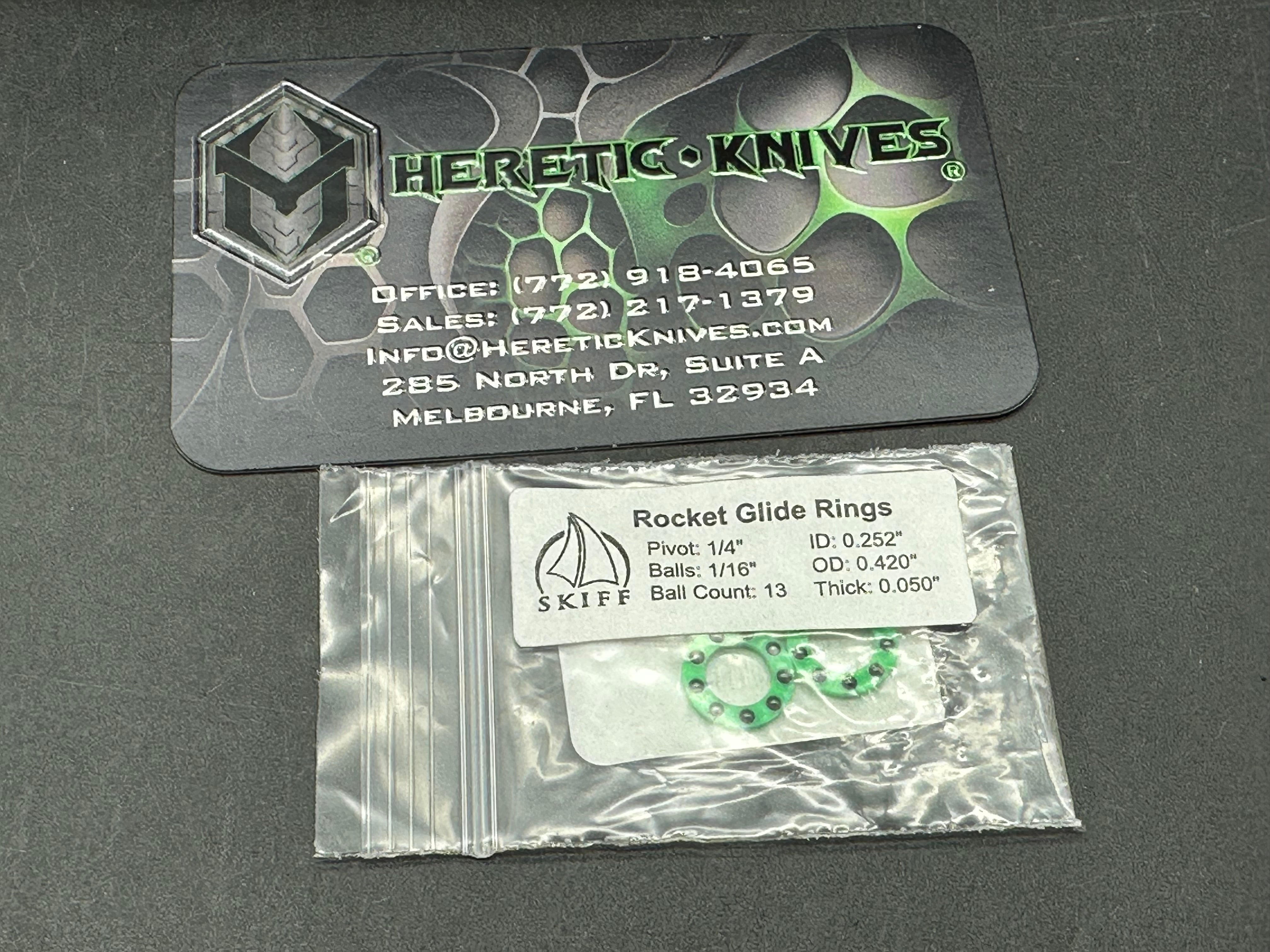 Heretic Wraith V4 Manual, 3.625" MagnaCut Stonewash Blade with Black Gripped Aluminun Scales