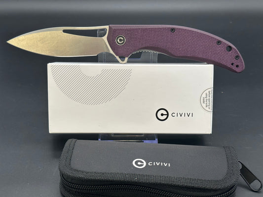 Civivi Vexer dyed purple G10