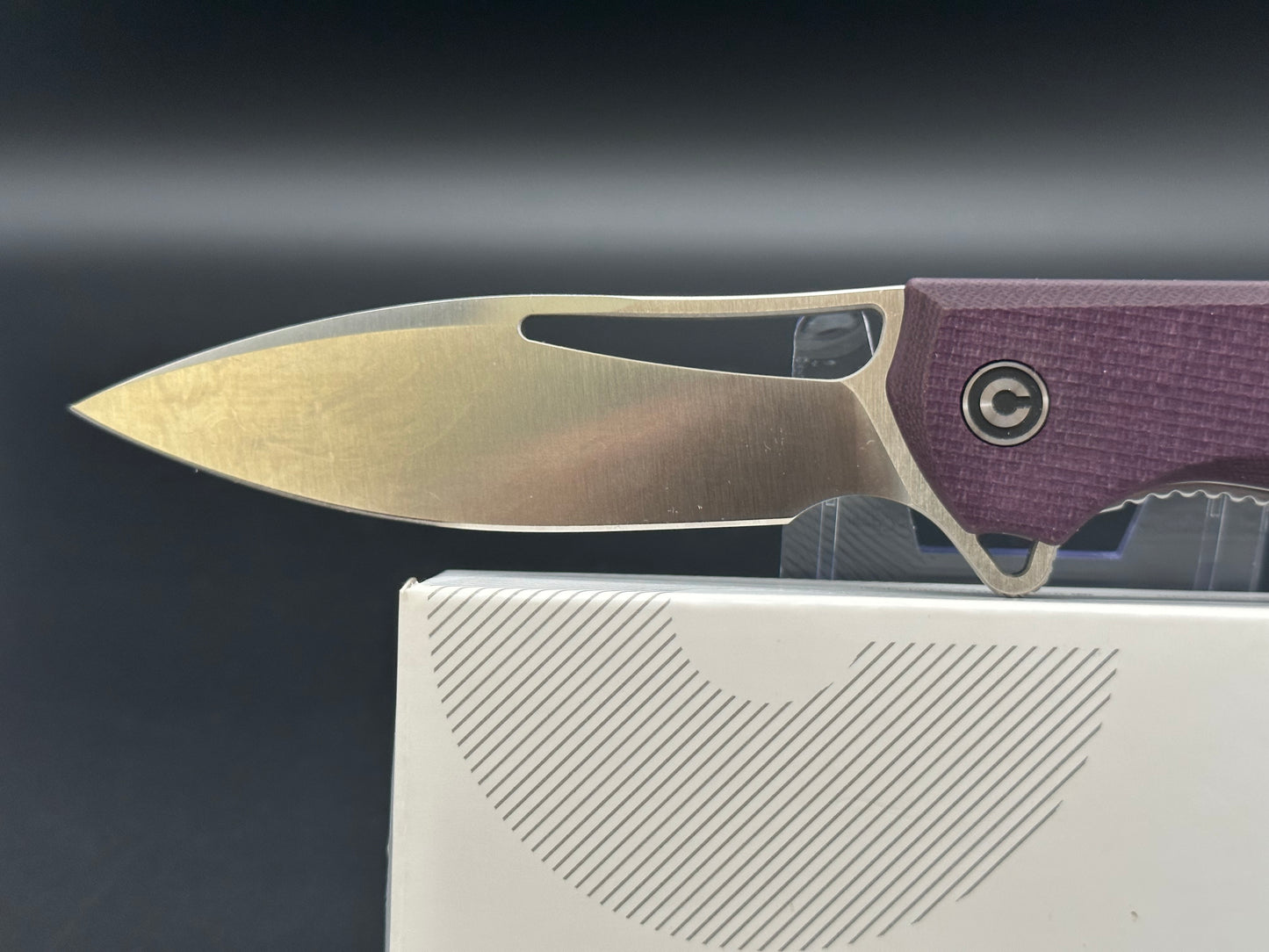 Civivi Vexer dyed purple G10