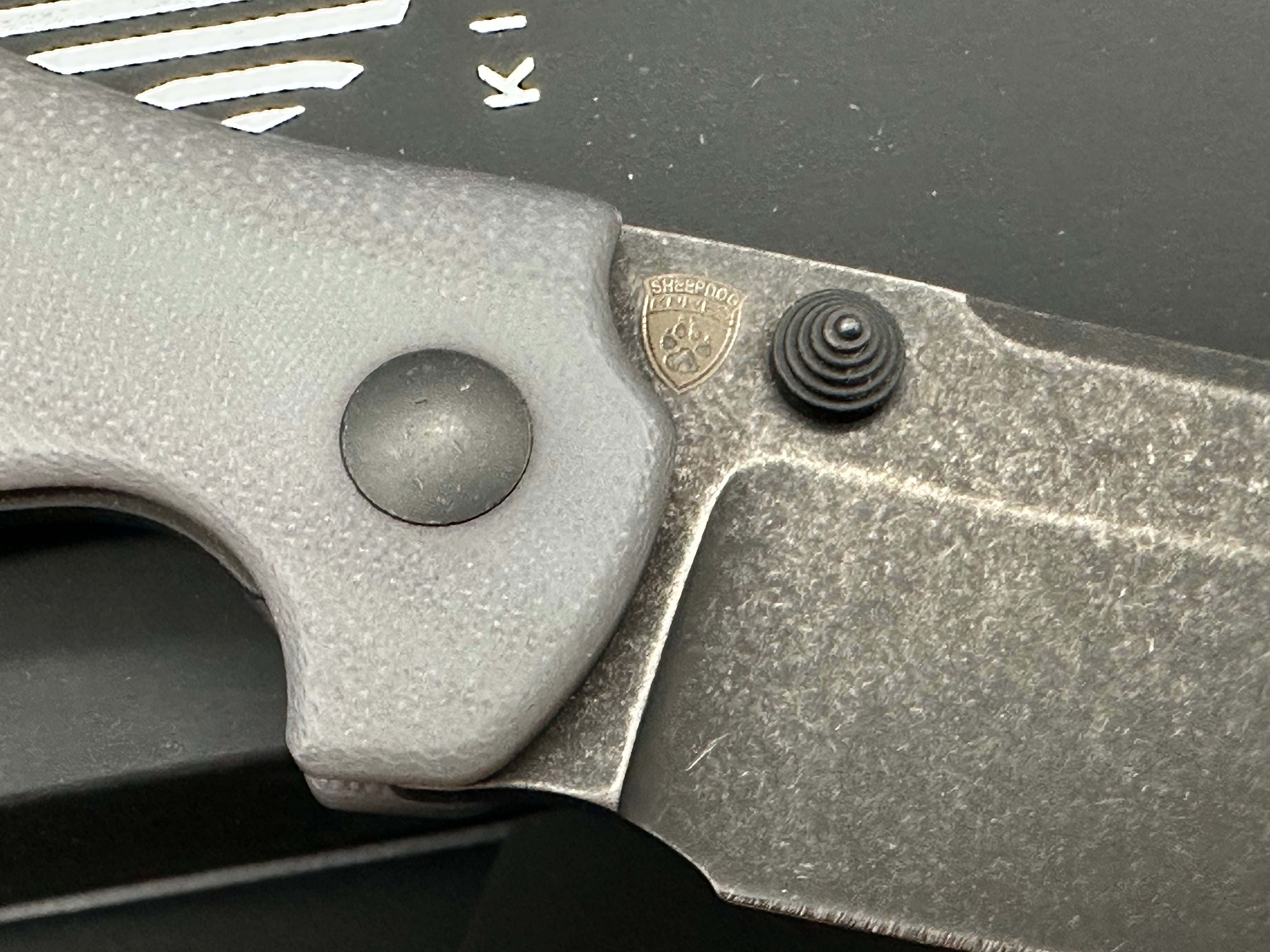 Kizer Mini Sheepdog Way of Knife & EDC Gearhouse Exclusive (Ki3488E3), Blackwashed M390 Blade