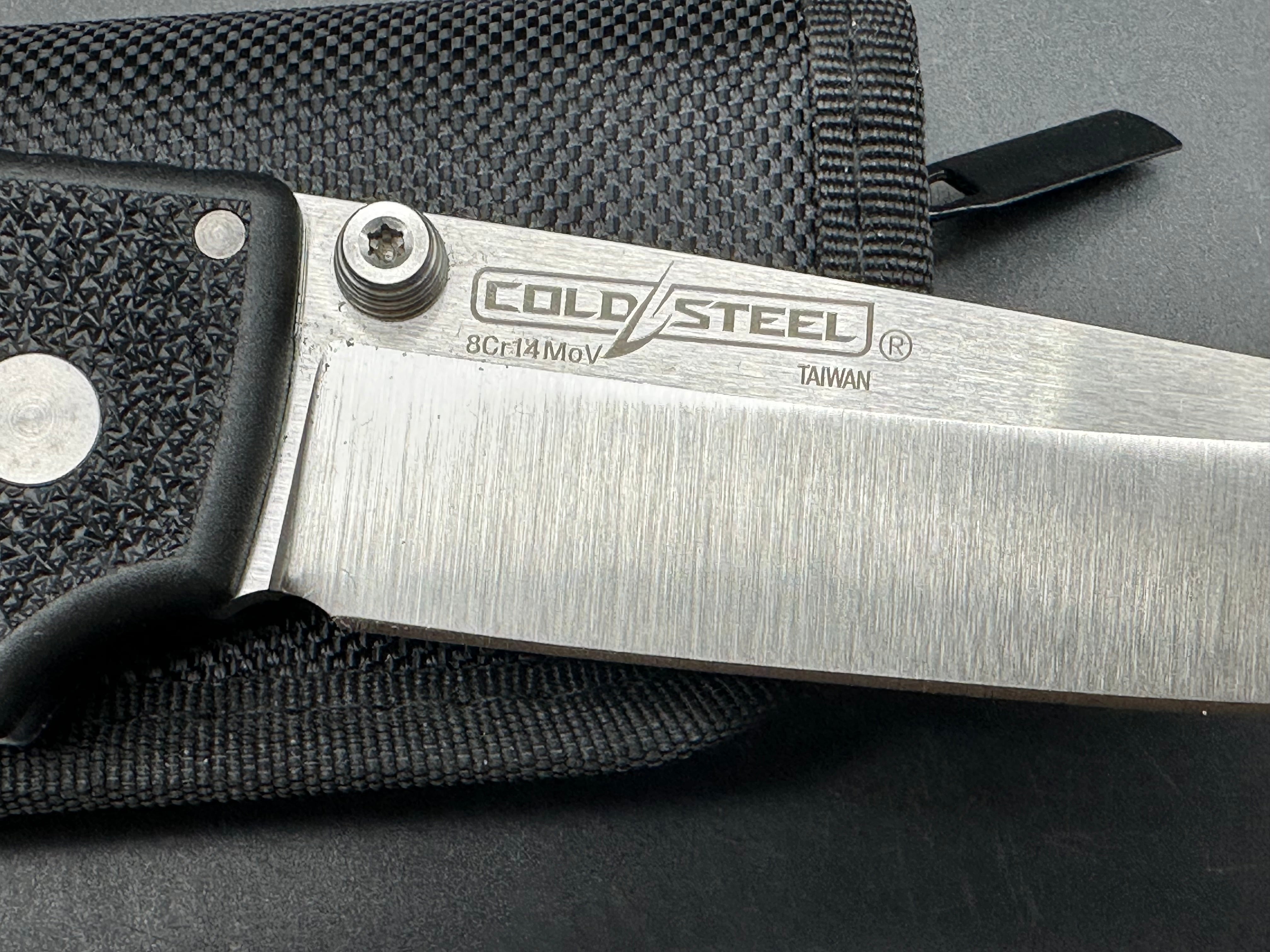 Cold Steel SR1 Lite Tanto Tri-Ad Lock Knife Black Griv-Ex (4" Satin)
