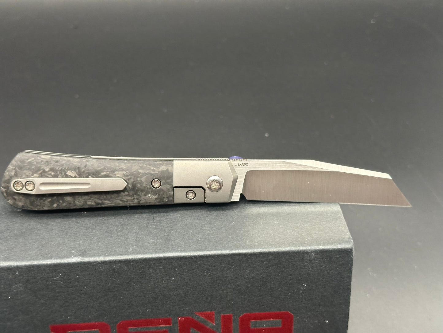 Pena Knives X-Series Raptor Front Flipper Knife Carbon Fiber