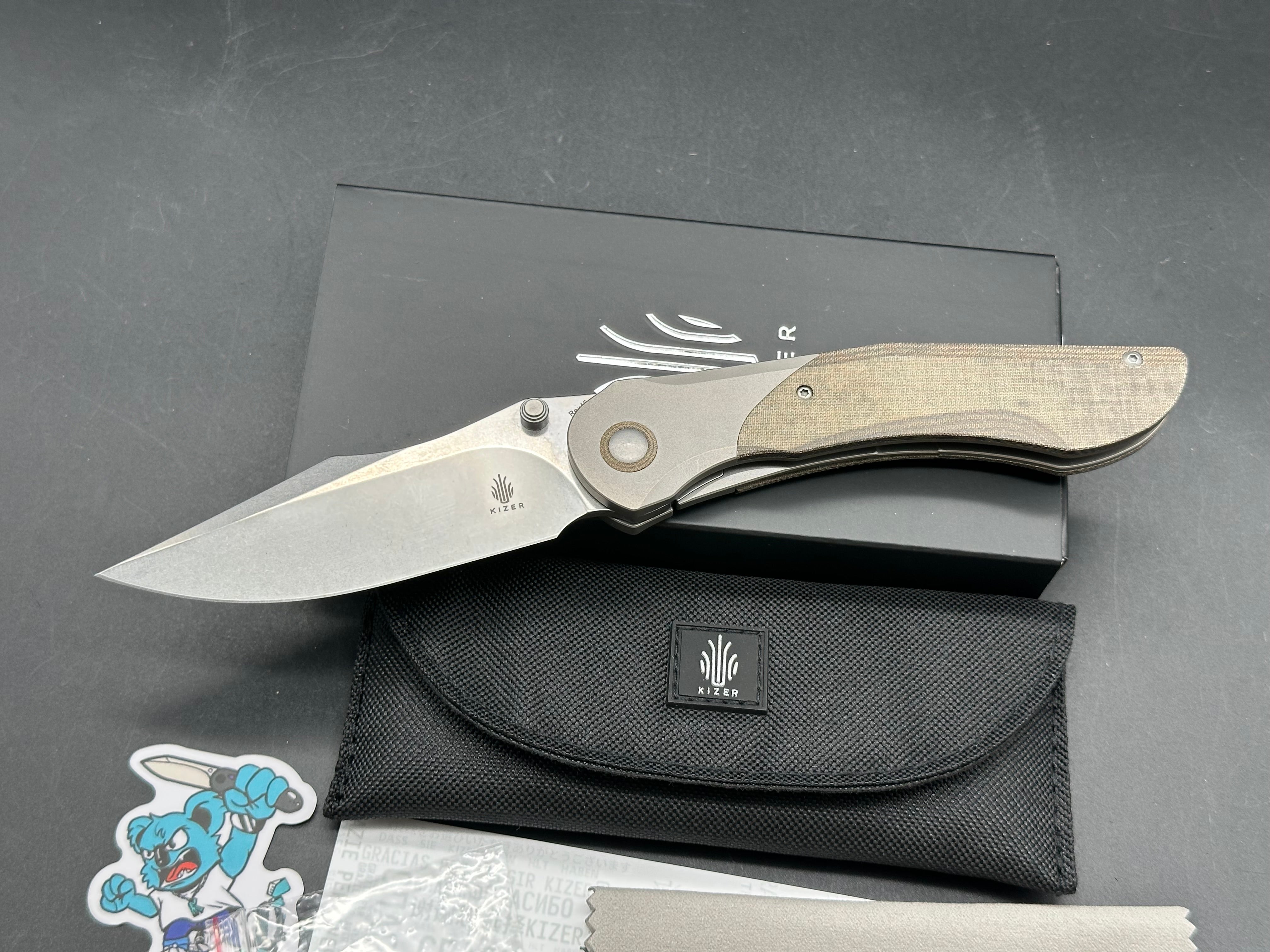 Kizer Munko Mystic (Full Size) CPM Rex 45 blade