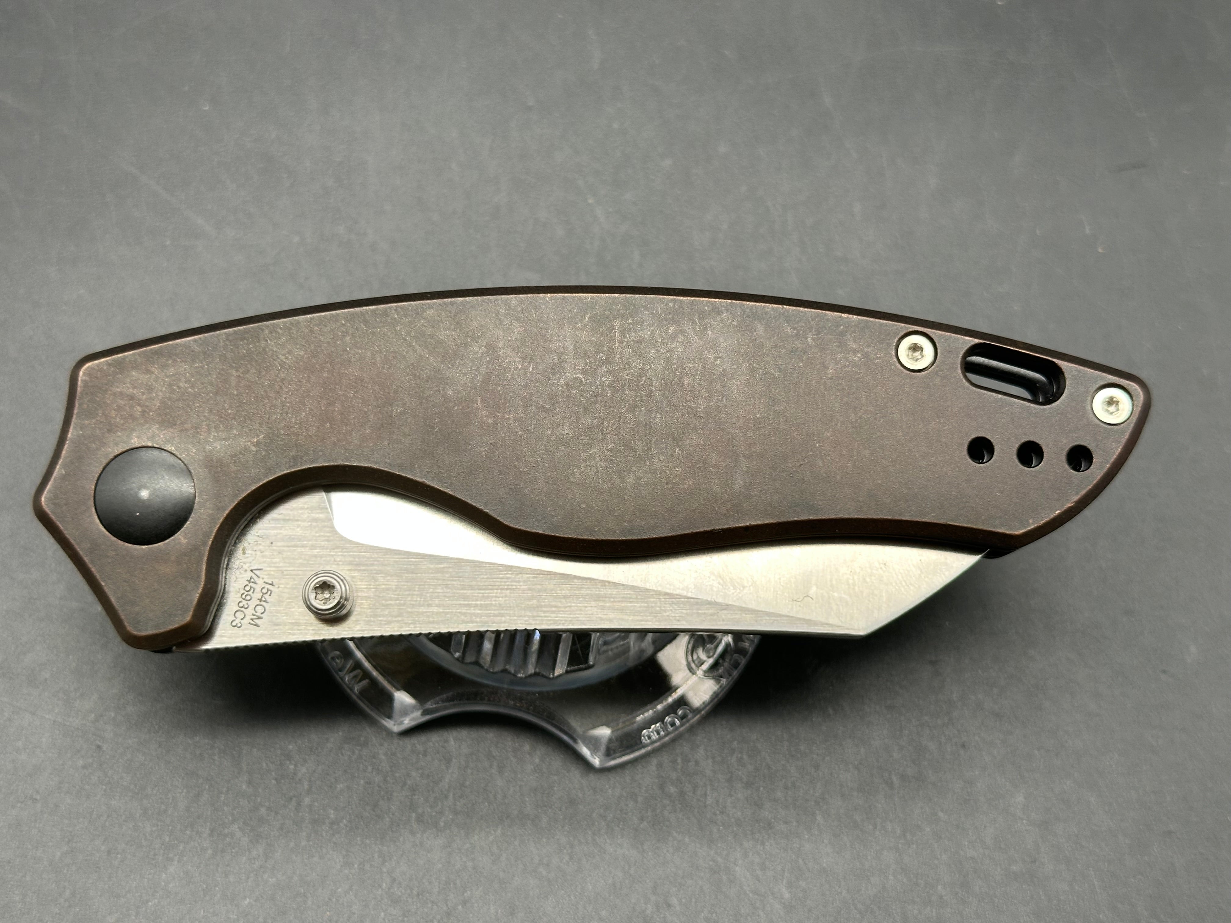 Kizer Azo Towser K Liner Lock Knife Copper (3.5" Satin)