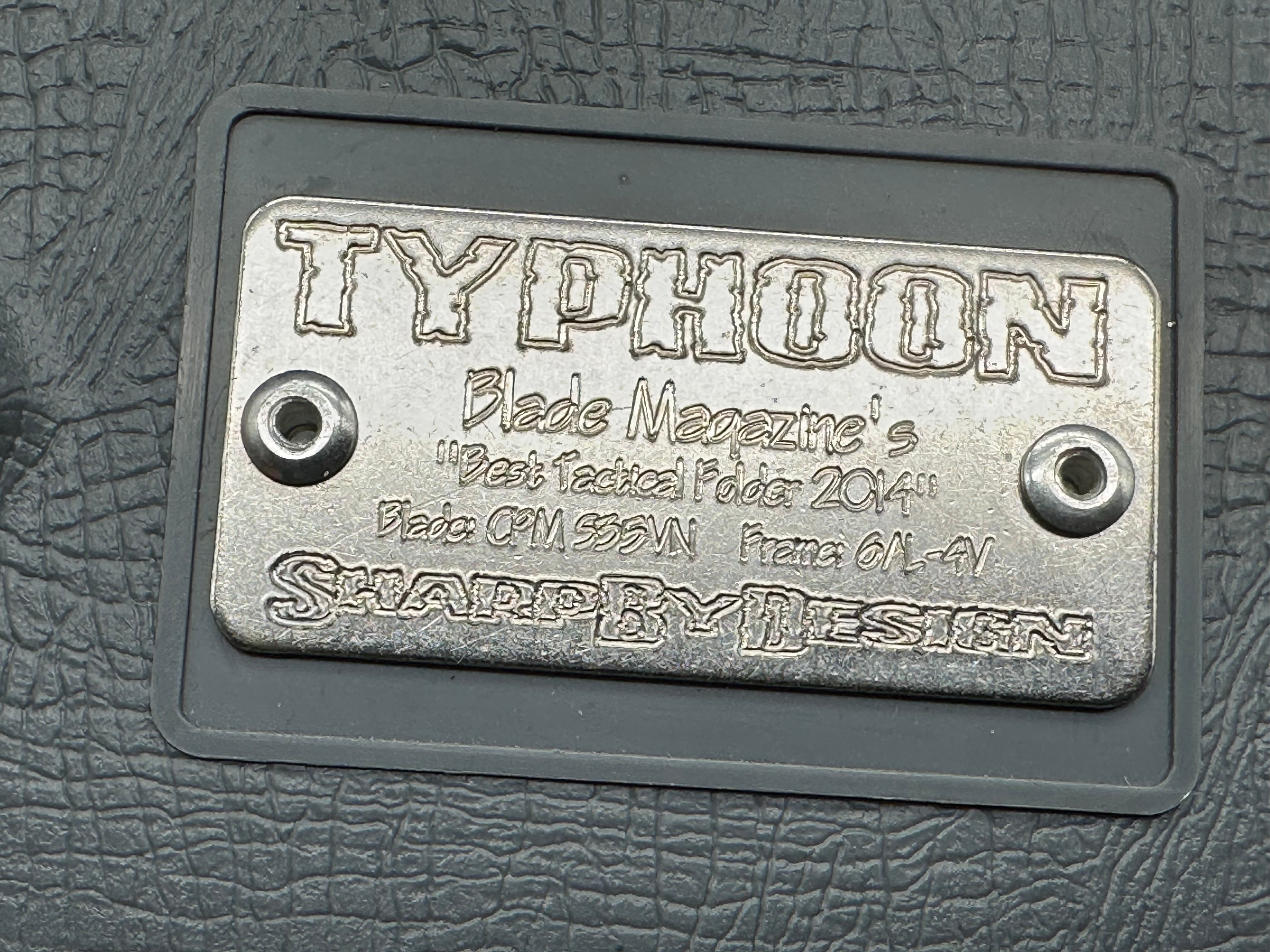Sharp By Design Typhoon Flames" Brian Nadeau design