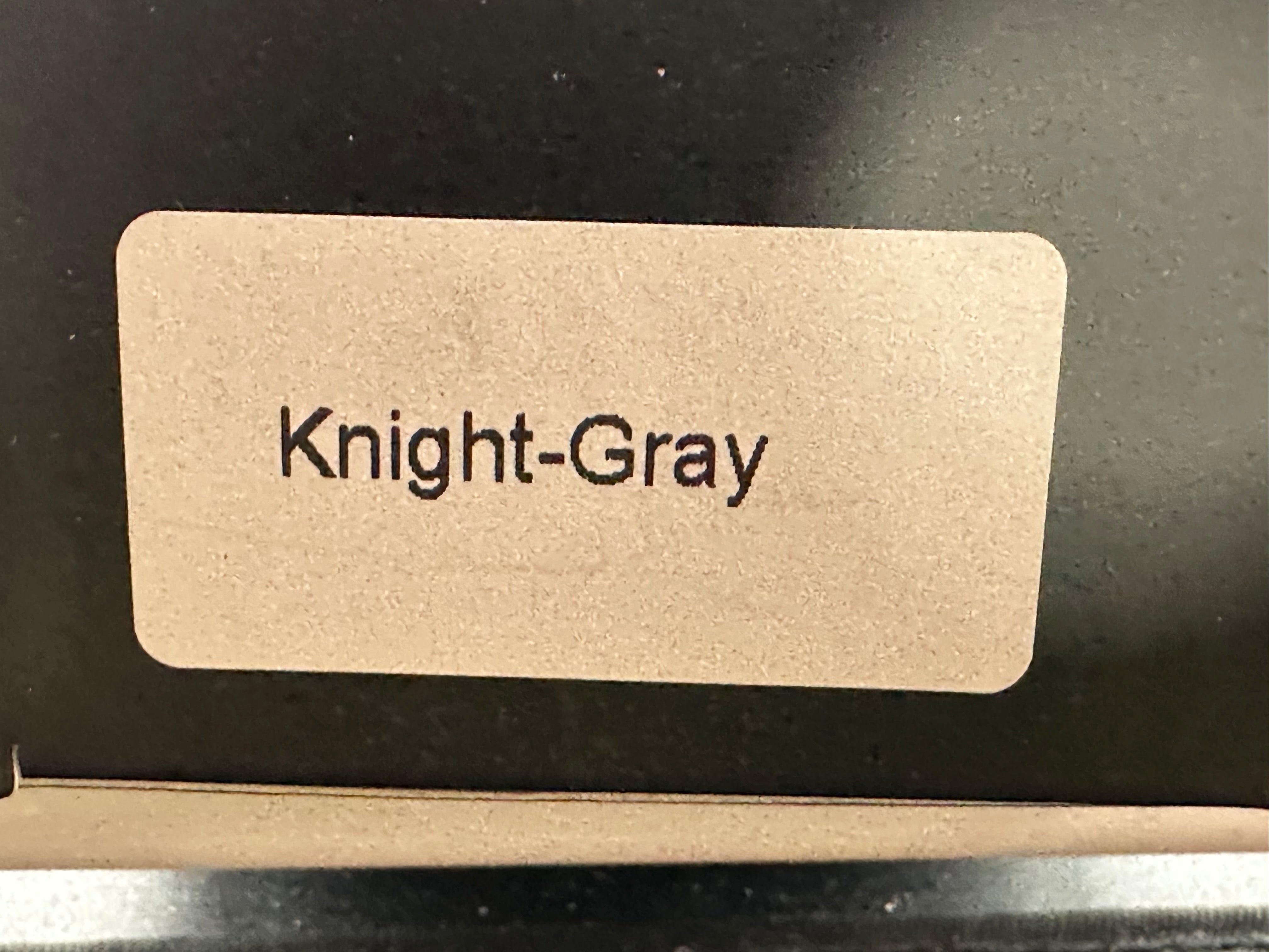 Rike Knives Knight 3.75 inch CPM-N690 tumbled, two tone blade. Titanium handle