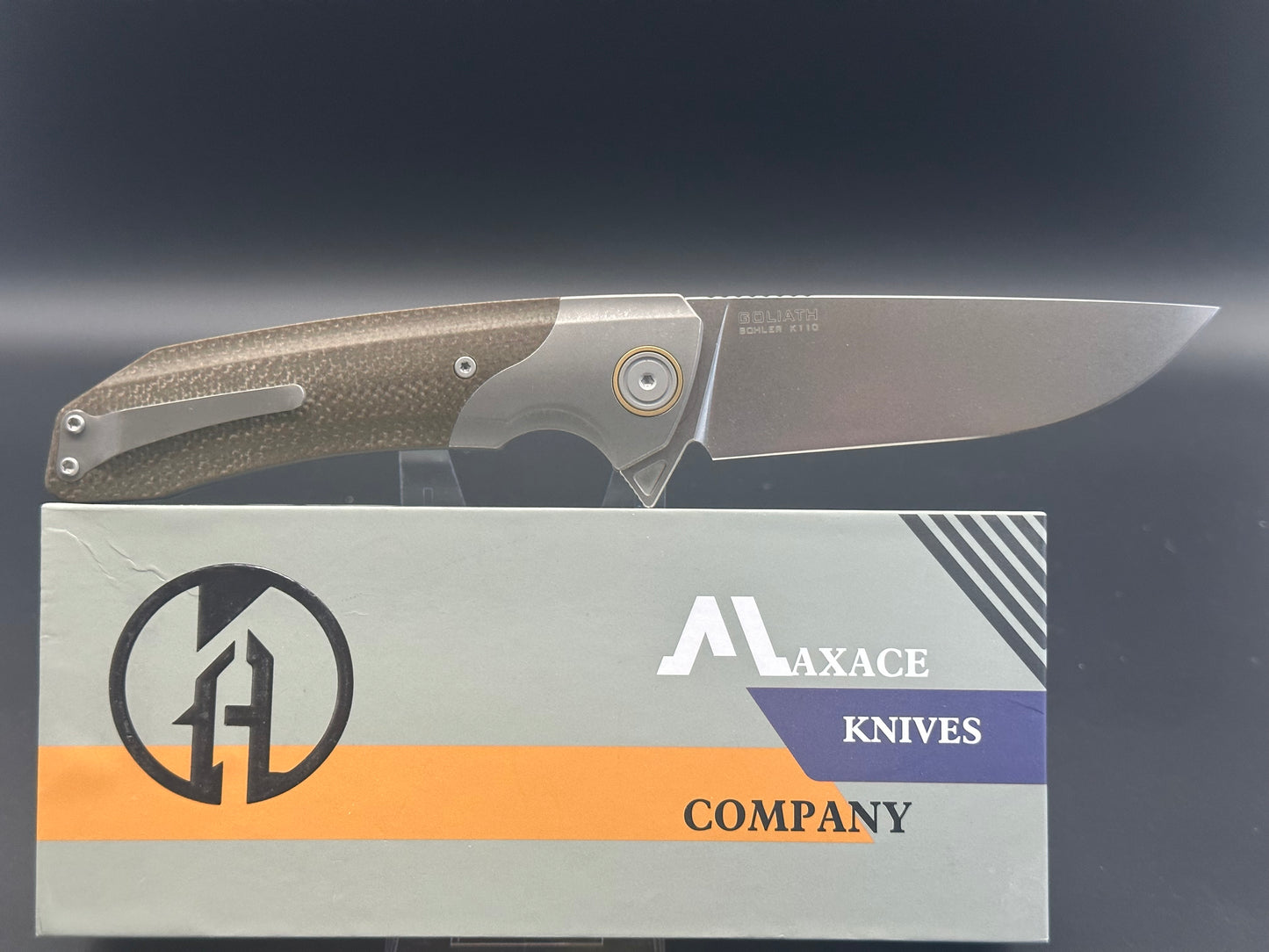 Maxace Goliath 2 tan micarta