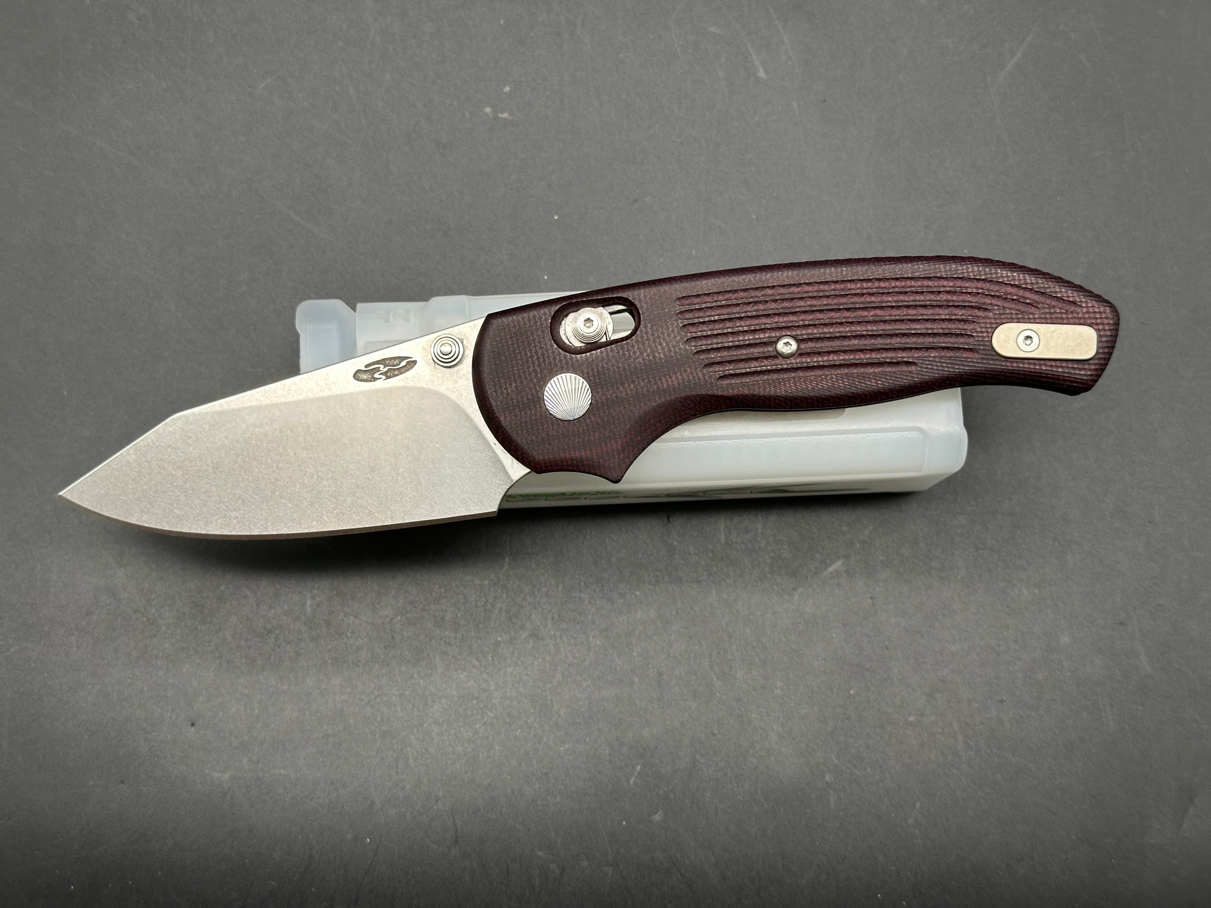 TRM Shadow 3D Concord Grape Micarta