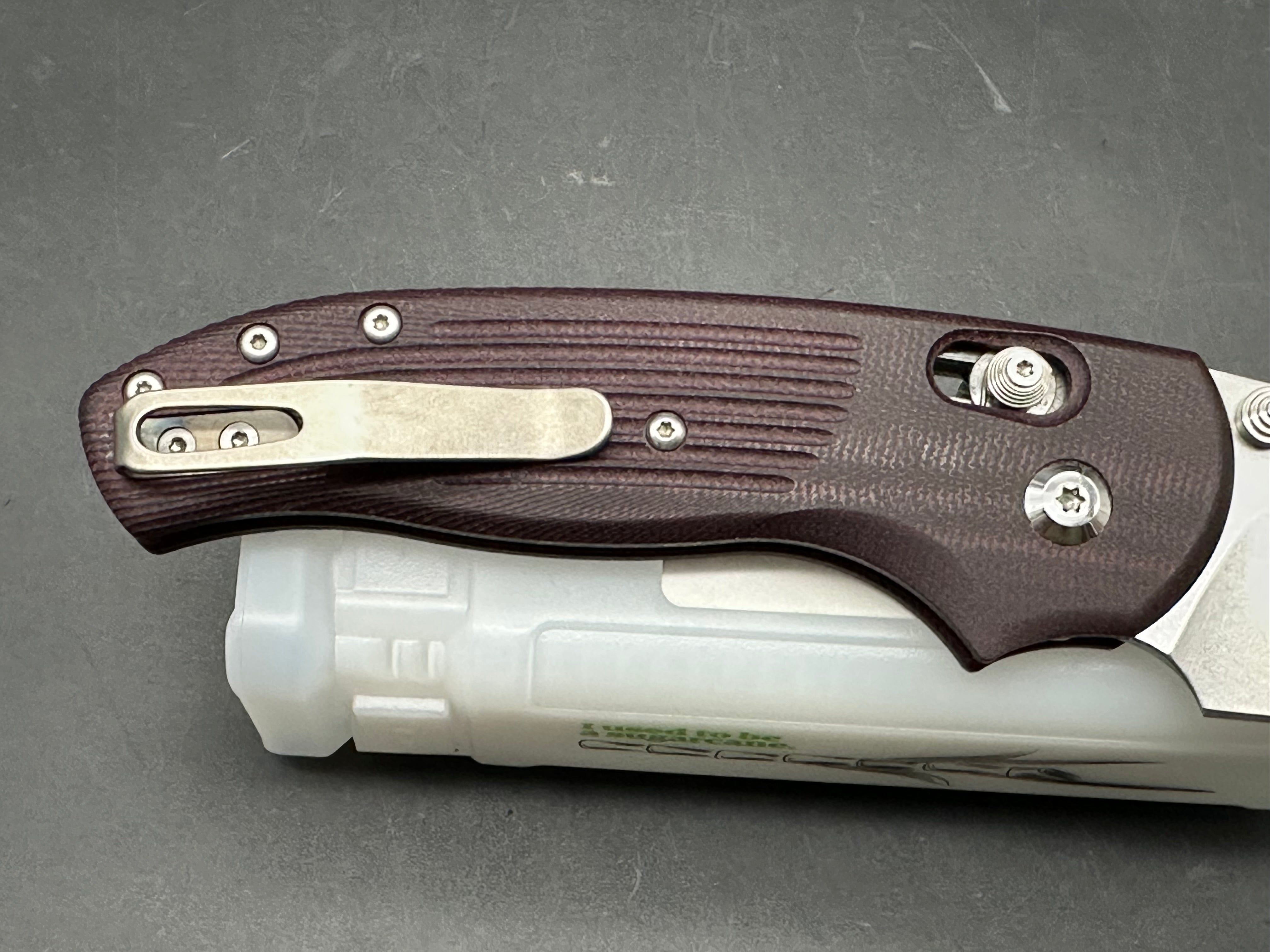 TRM Shadow 3D Concord Grape Micarta