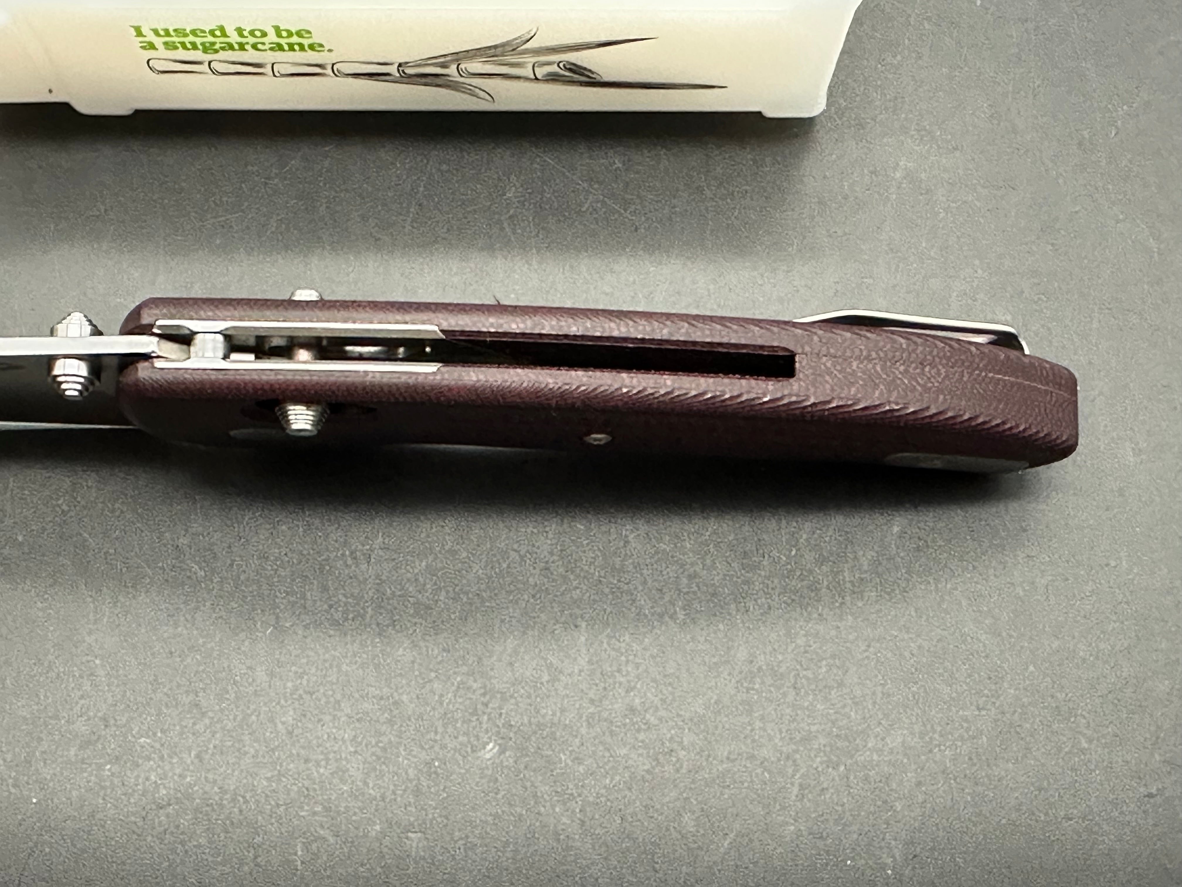 TRM Shadow 3D Concord Grape Micarta