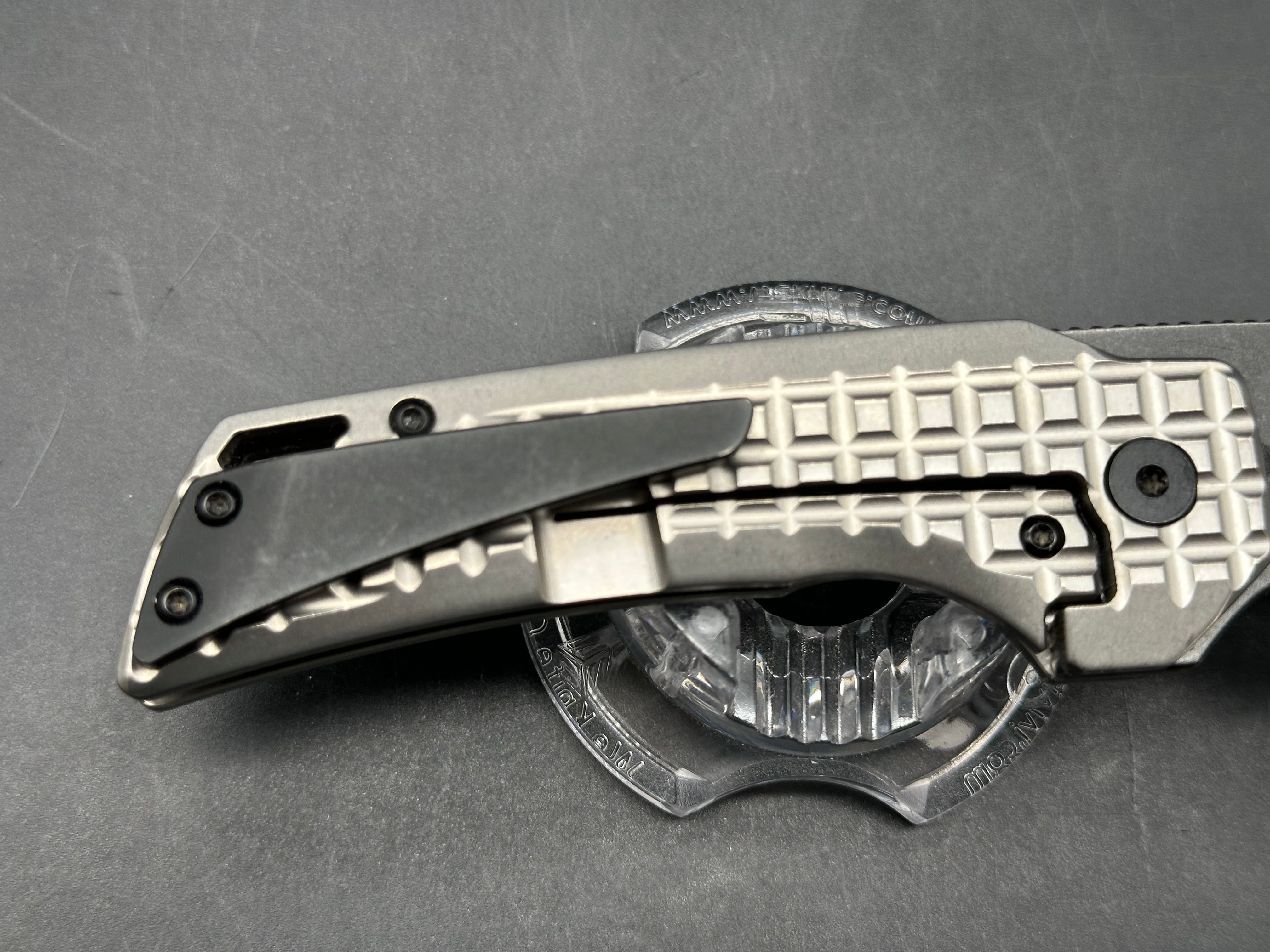 EMP EDC Nymble 3 inch stonewashed, black, Bohler M390 blade