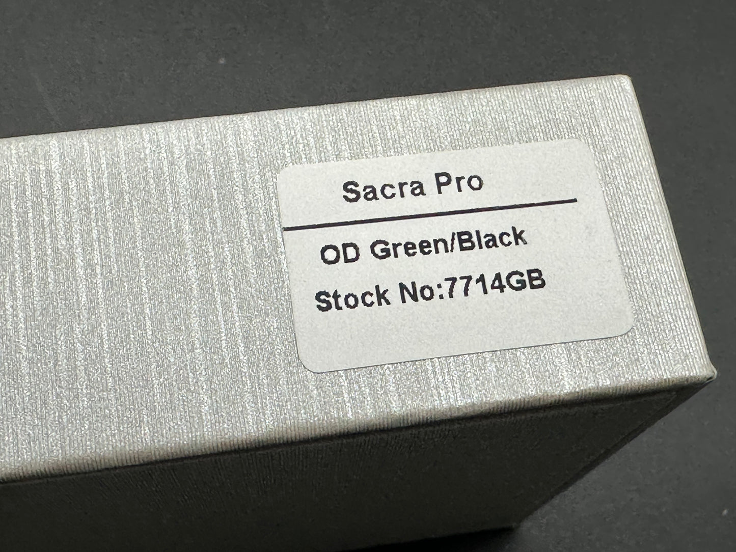 Real Steel Sacra Pro | PVD | G10