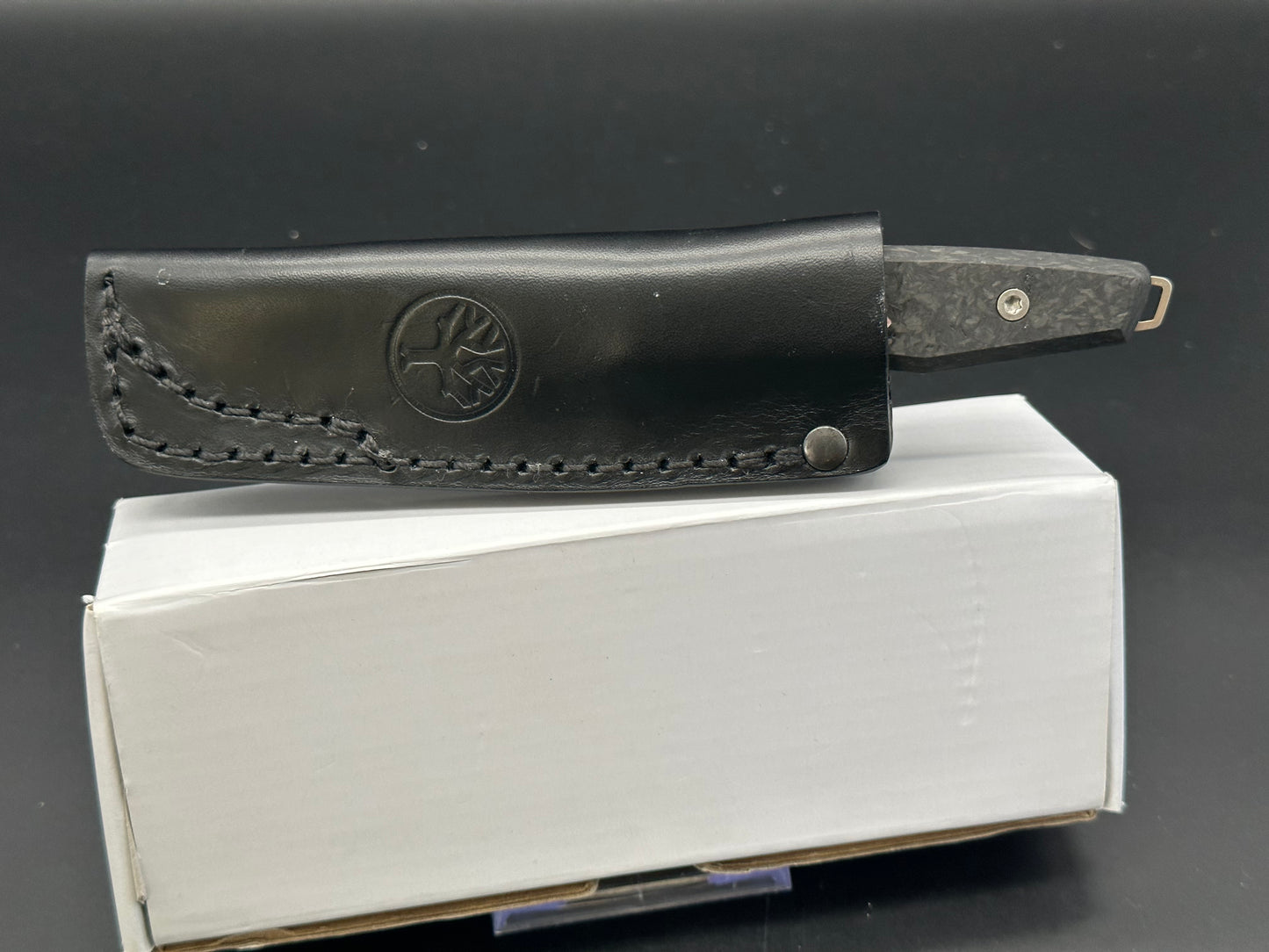 Boker AK1 fixed Blade Carbon fiber Rwl34