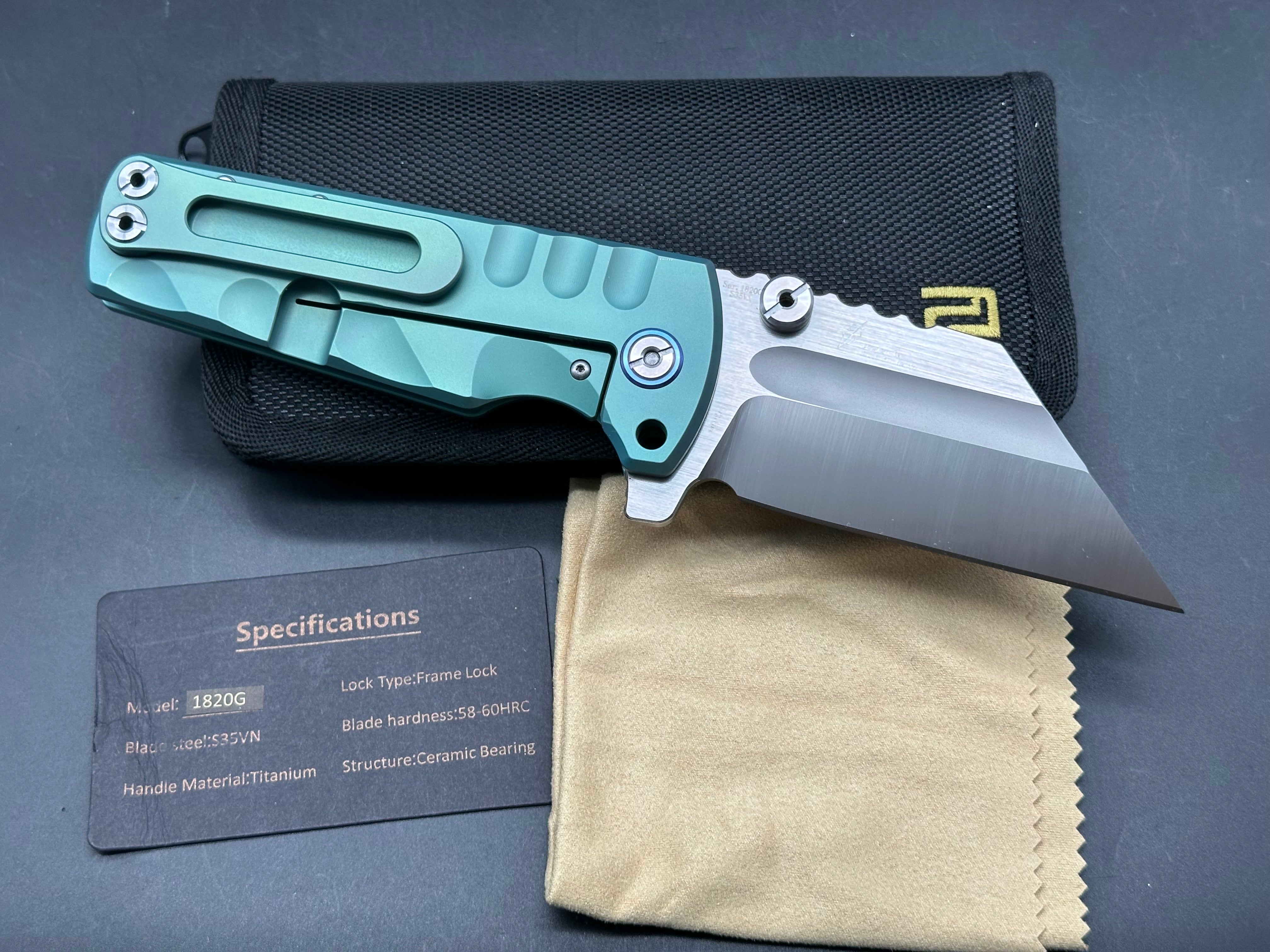 Artisan Cutlery Proponent S35VN/titanium handle