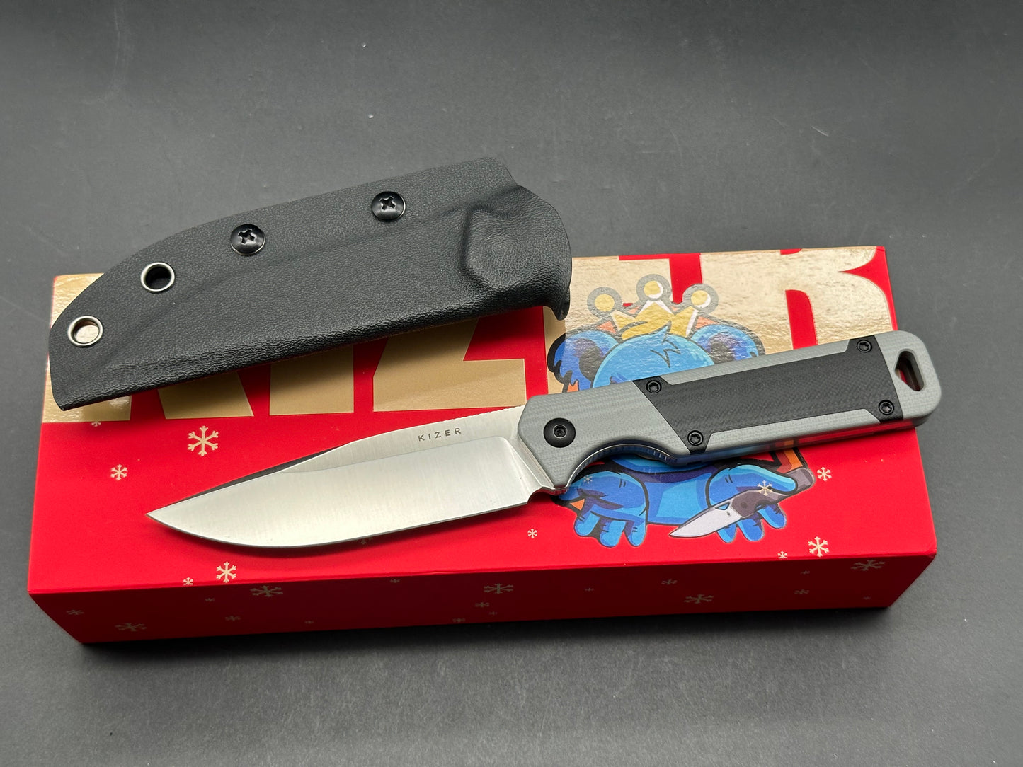 Kizer MILITAW Fixed blade D2 blade G10 handle