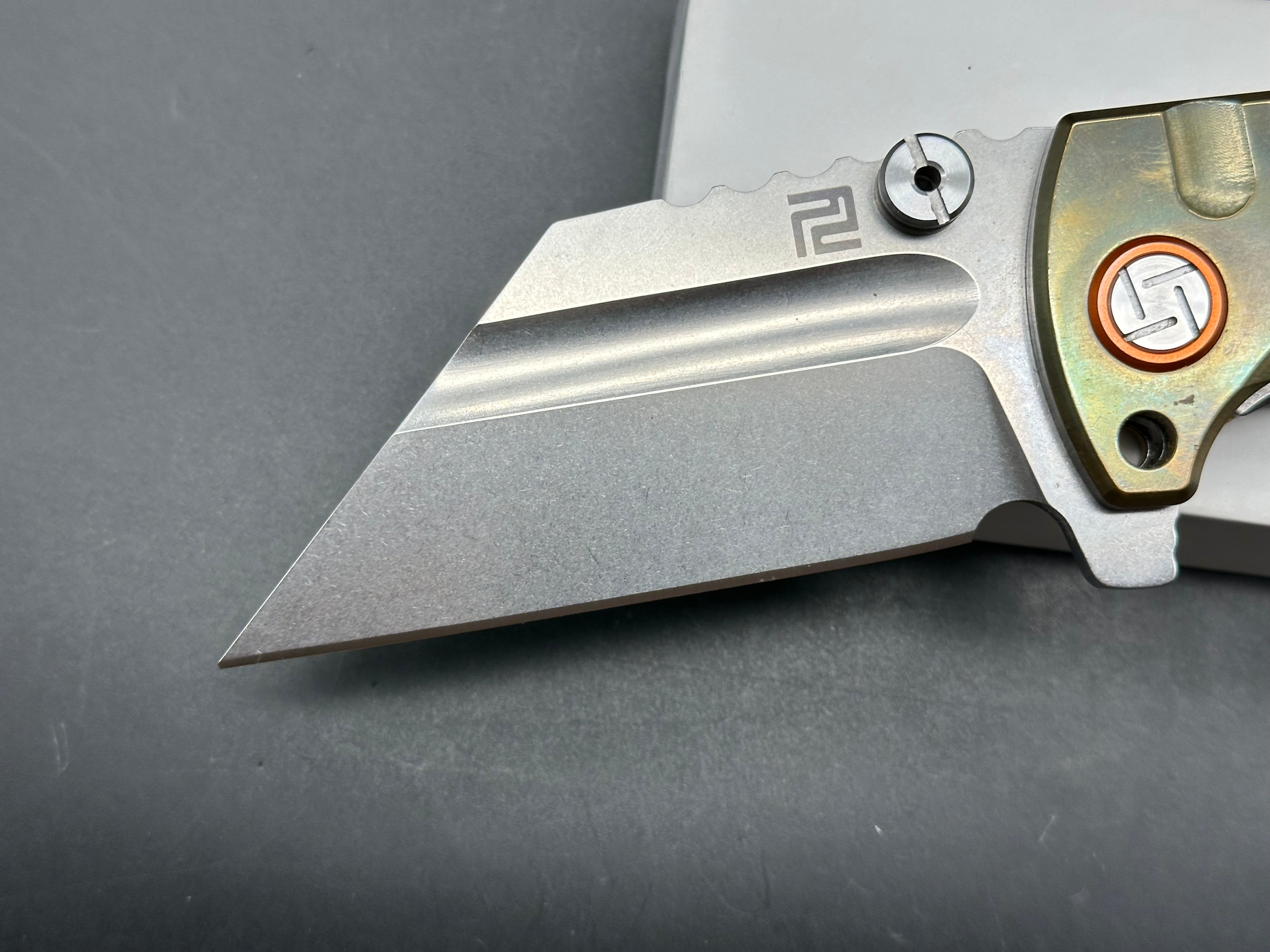 Artisan Cutlery Proponent brass handle/ /D2 blade