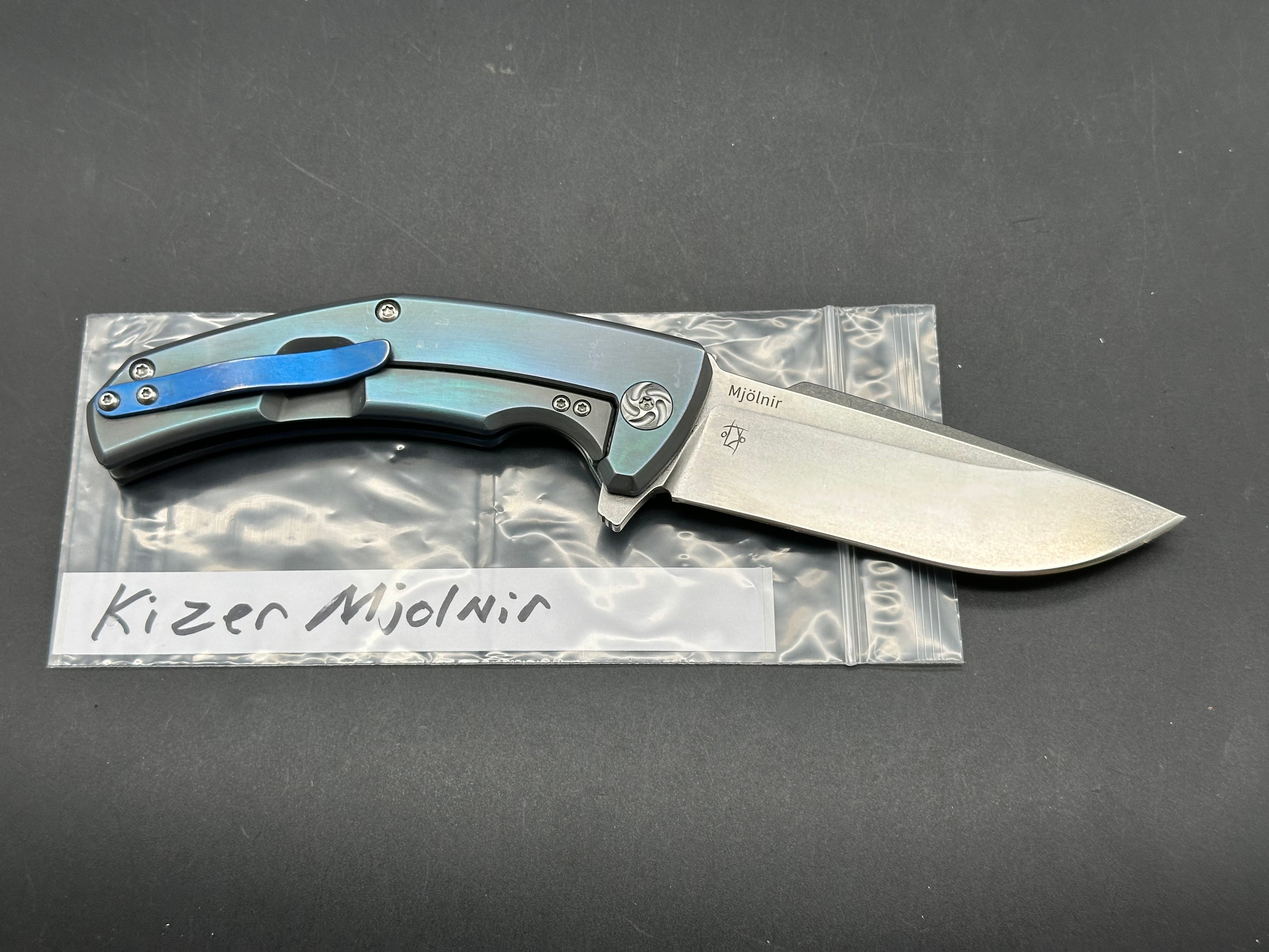 Kizer Mjolnir titanium handle w/M390 blade