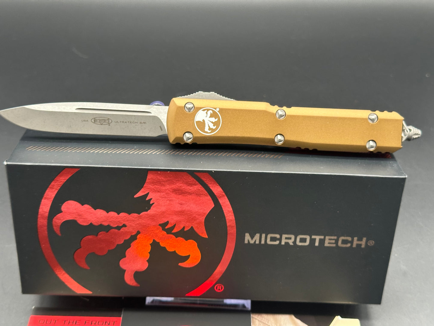 Microtech Ultratech S/E tan apocalyptic finish