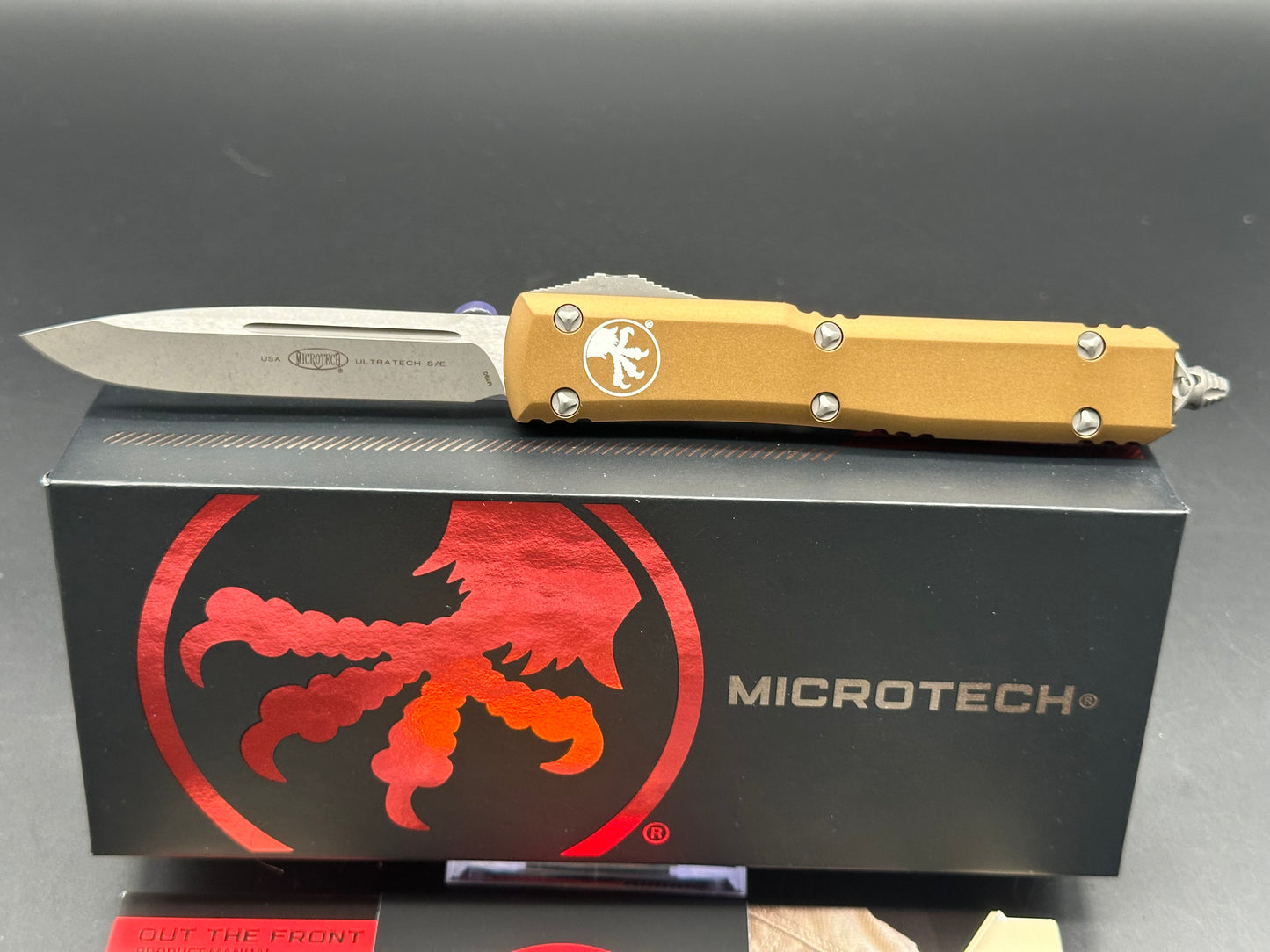 Microtech Ultratech S/E tan apocalyptic finish