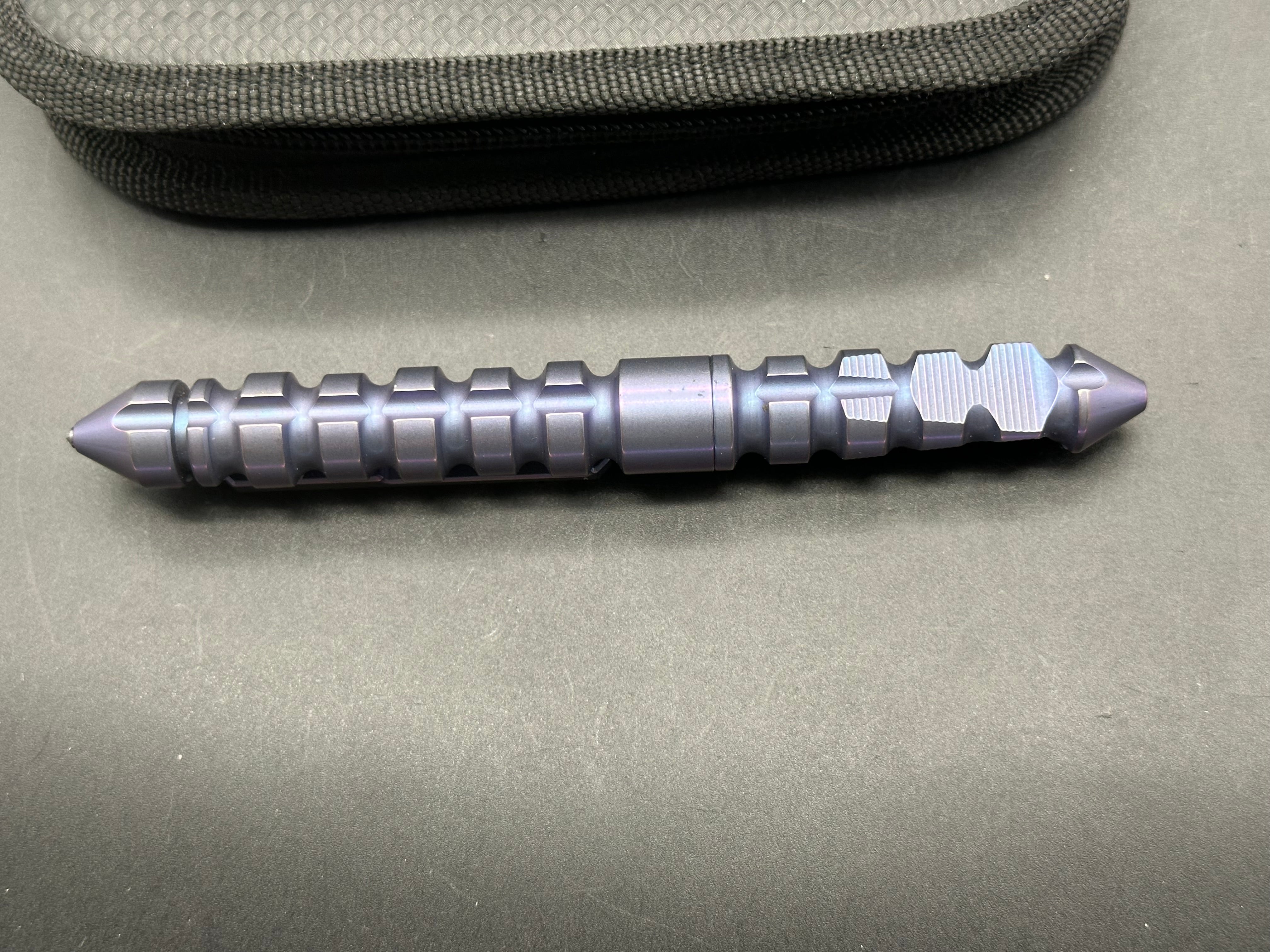 Midgards Messer "Fat Boy" pen titanium/bolt action