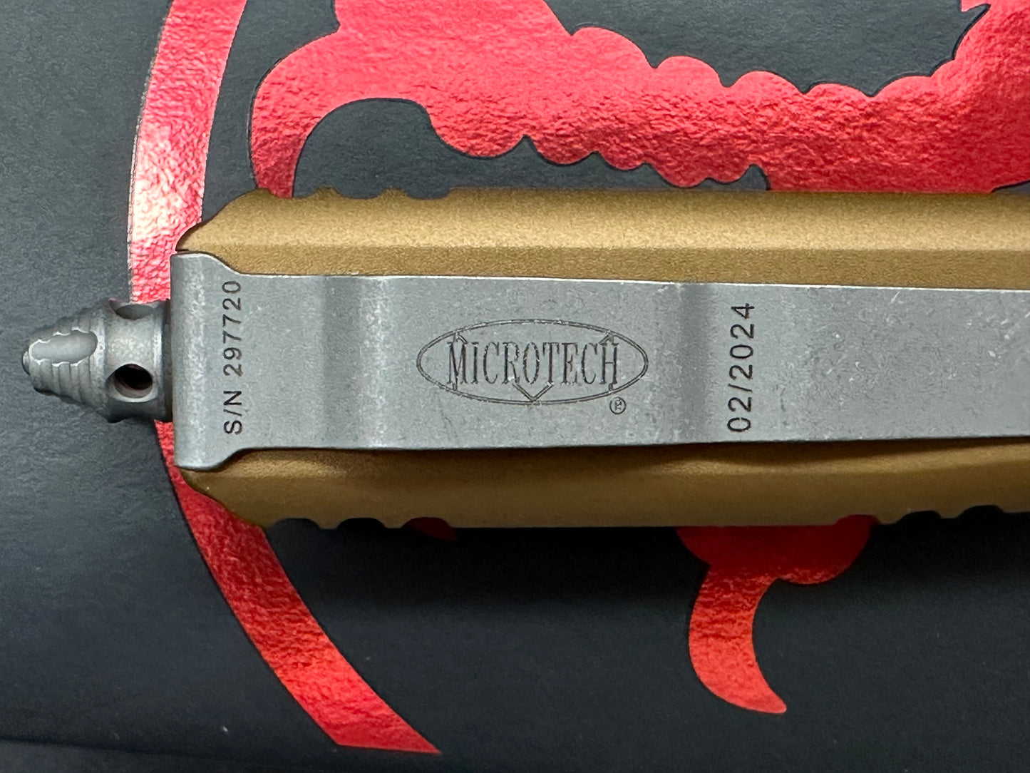 Microtech Ultratech S/E tan apocalyptic finish