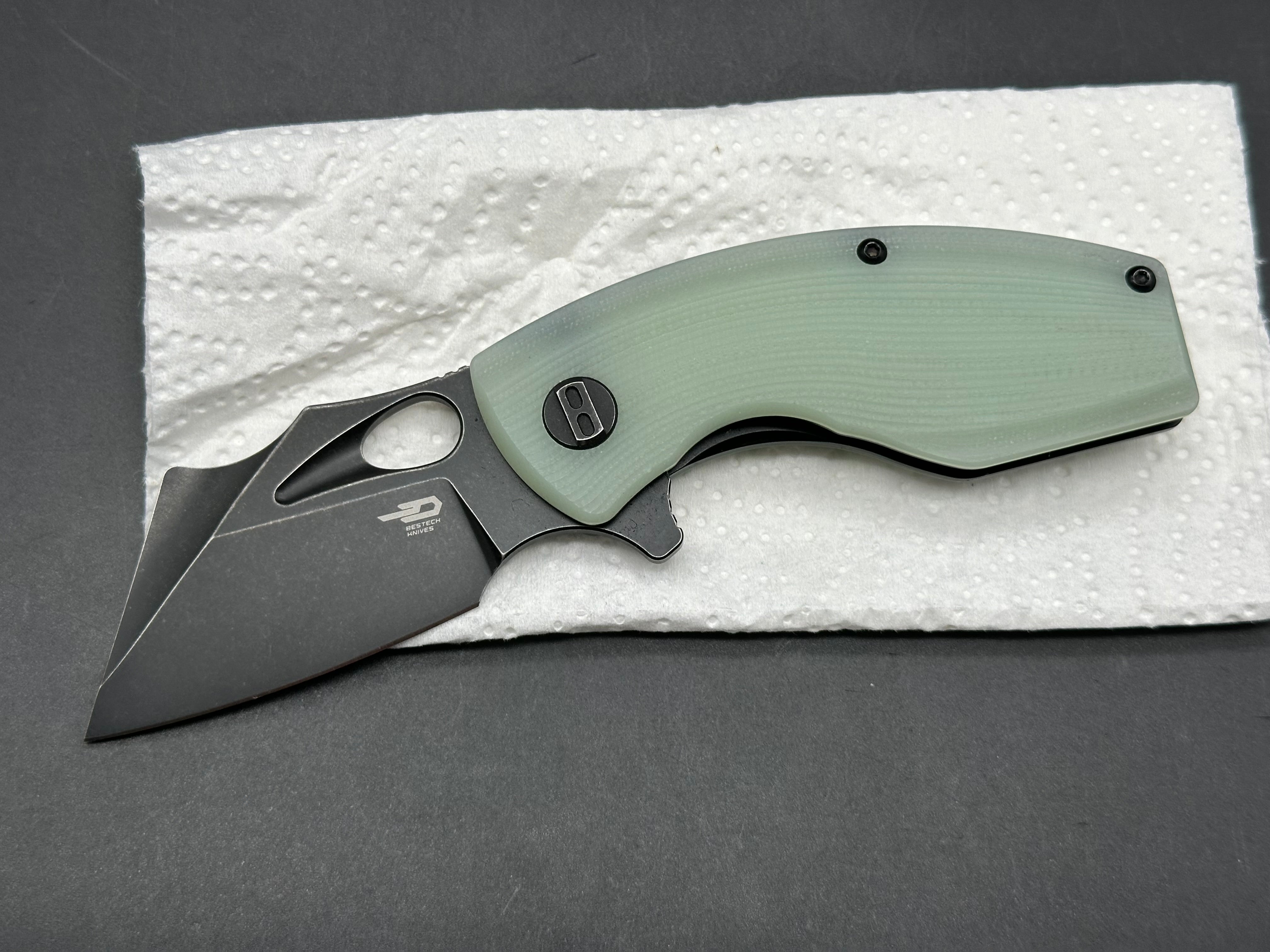 Bestech Lizard G-10 handle/D2 blade