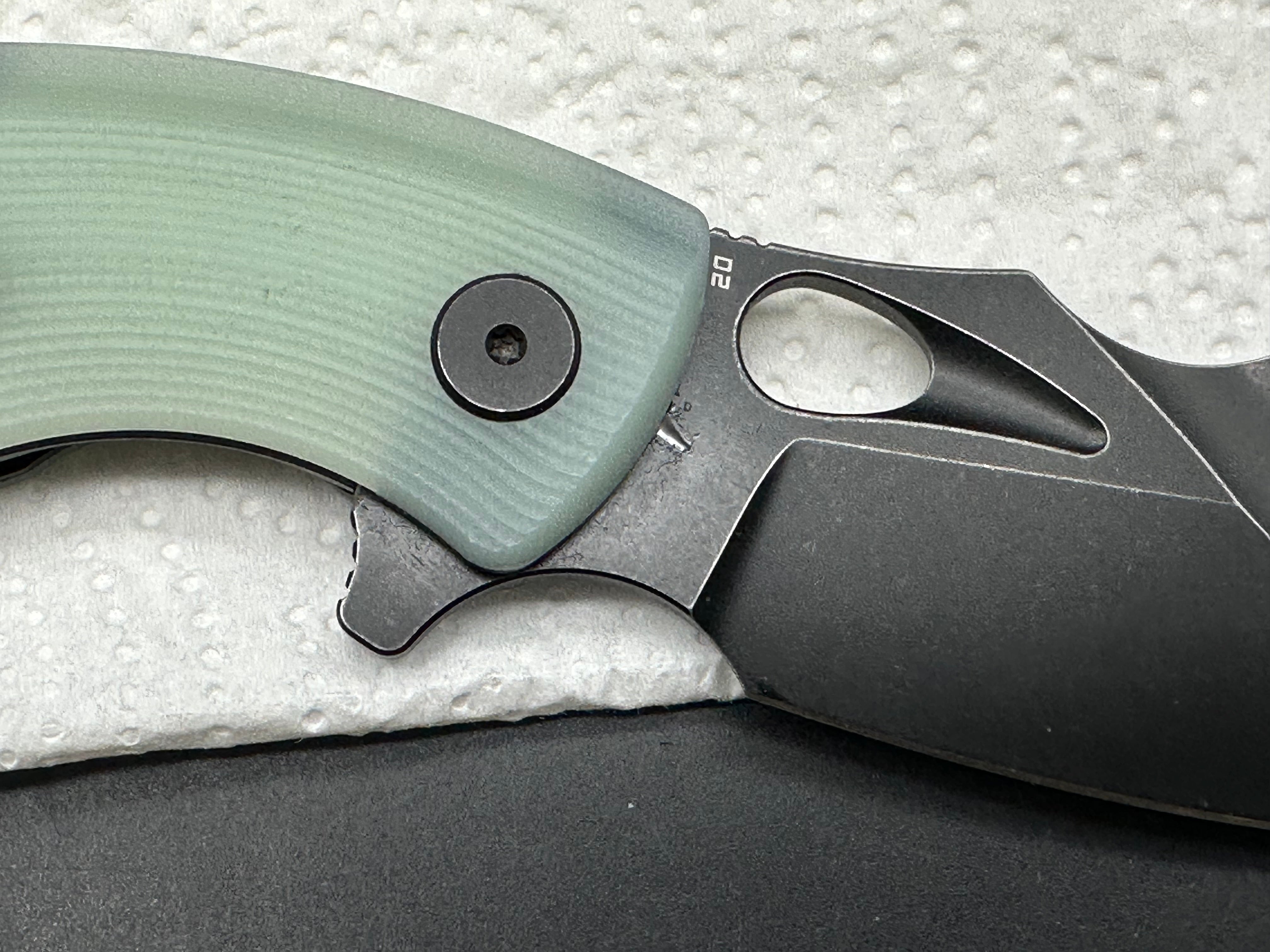 Bestech Lizard G-10 handle/D2 blade