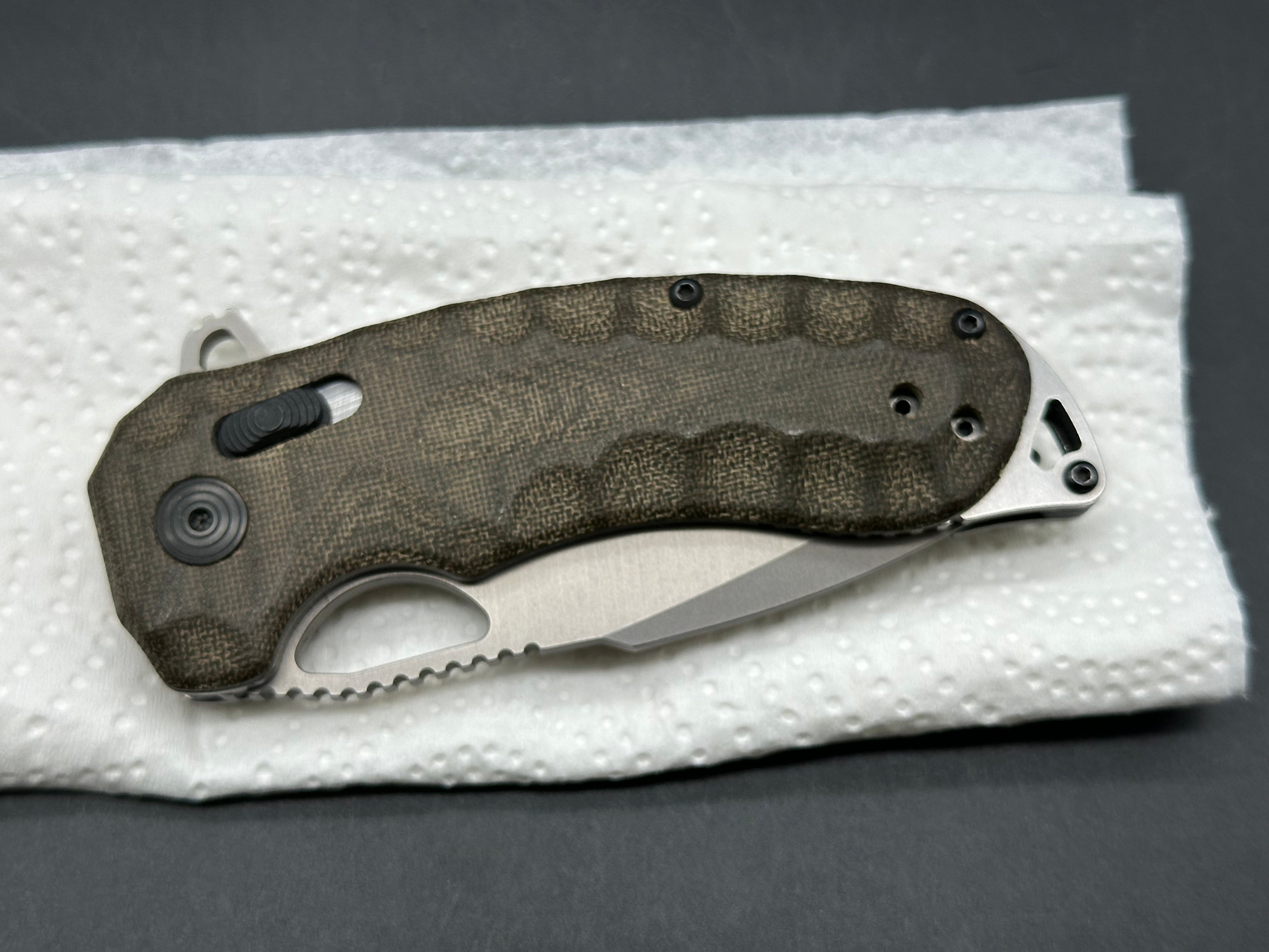Sog Kiku XR micarta handle/cryo CTS XHP blade