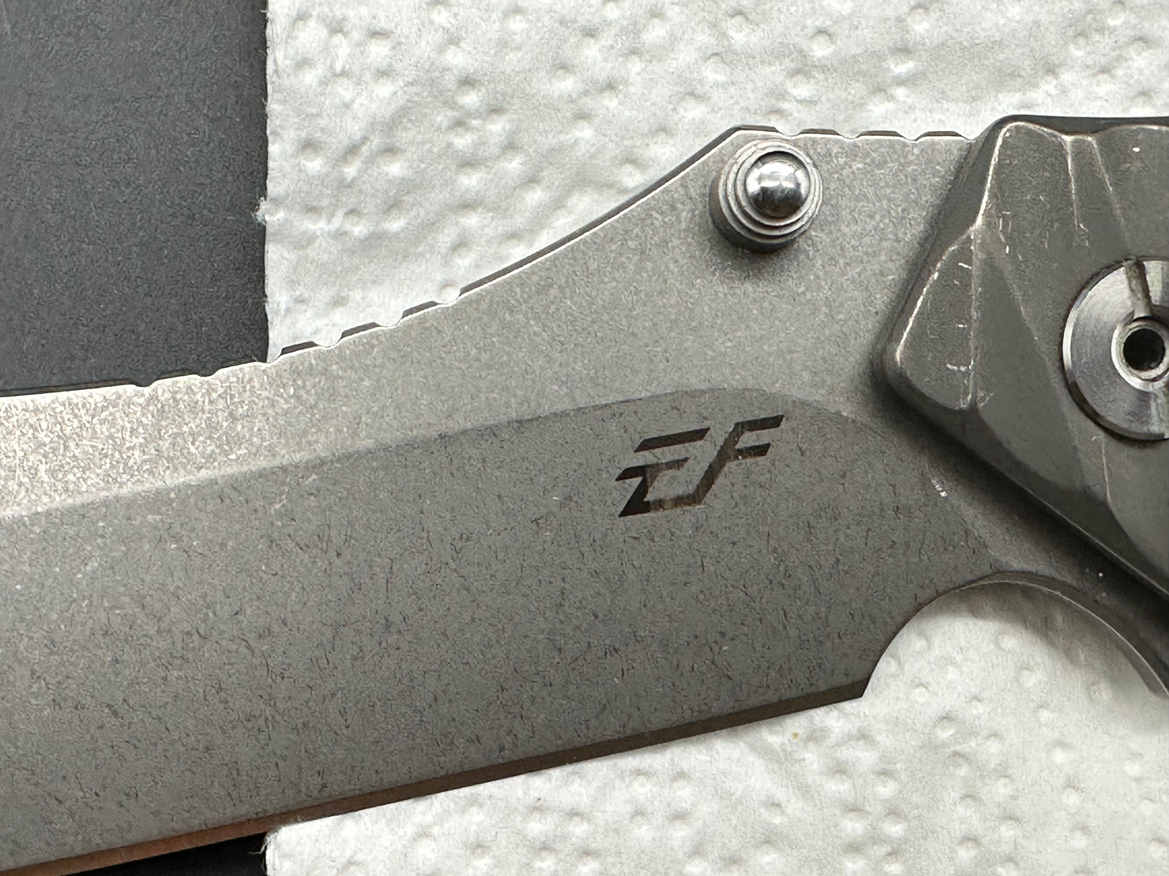 Eafengrow EF 968 titanium handle/ D2 blade