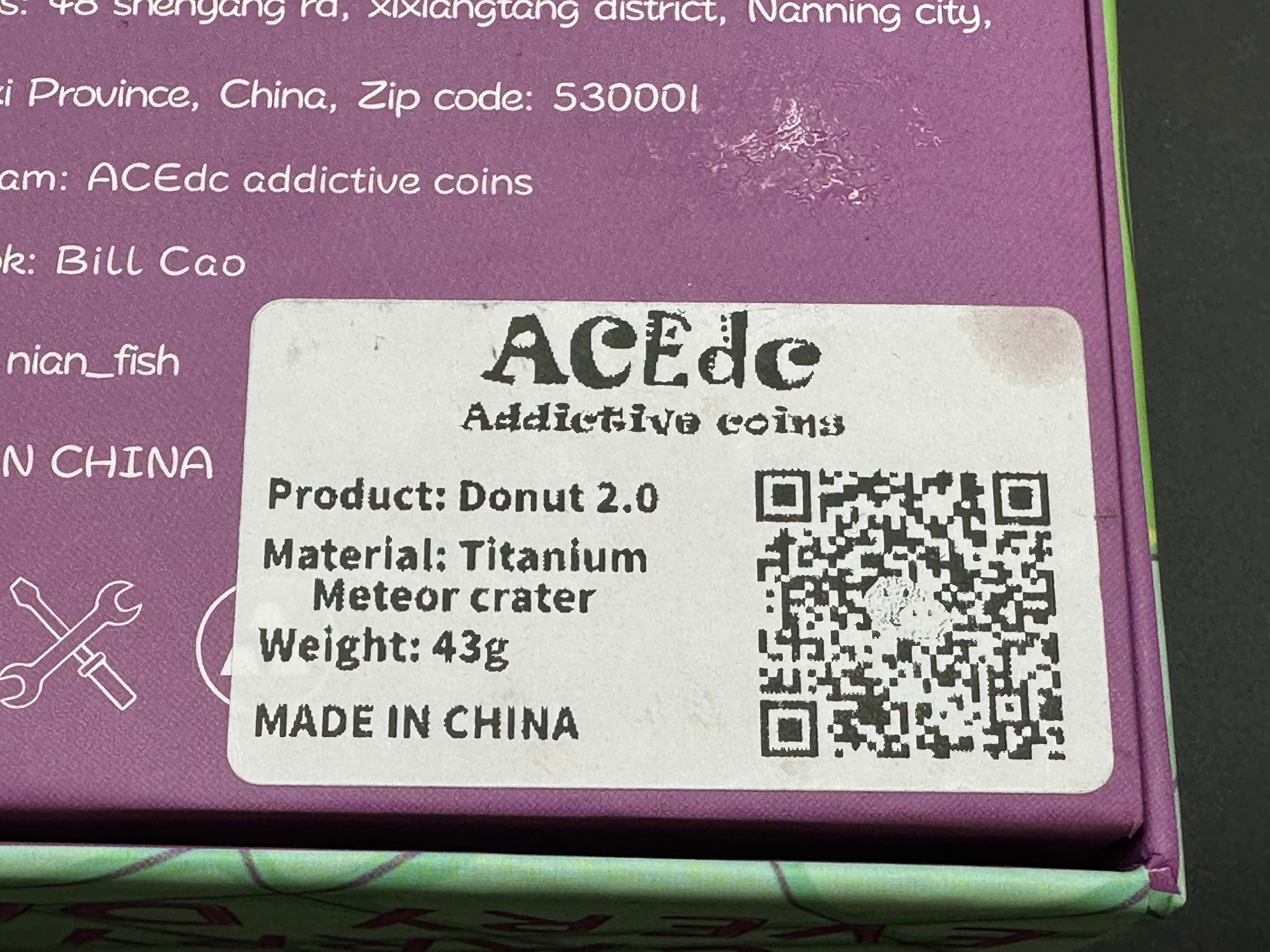 ACEdc Donut 2.0 Haptic Coin