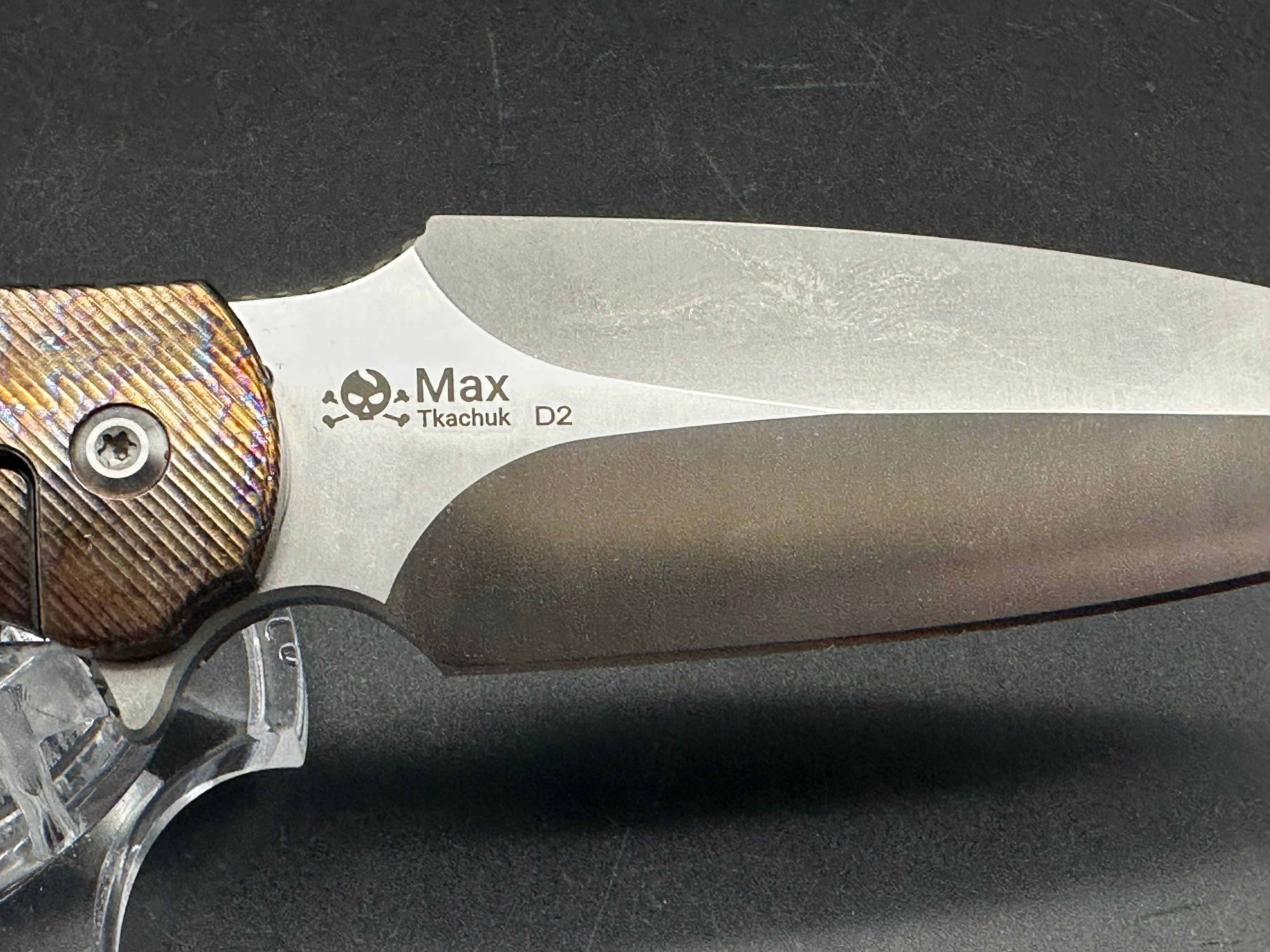 Twosun TS248 Colorful Titanium handle w/D2 blade