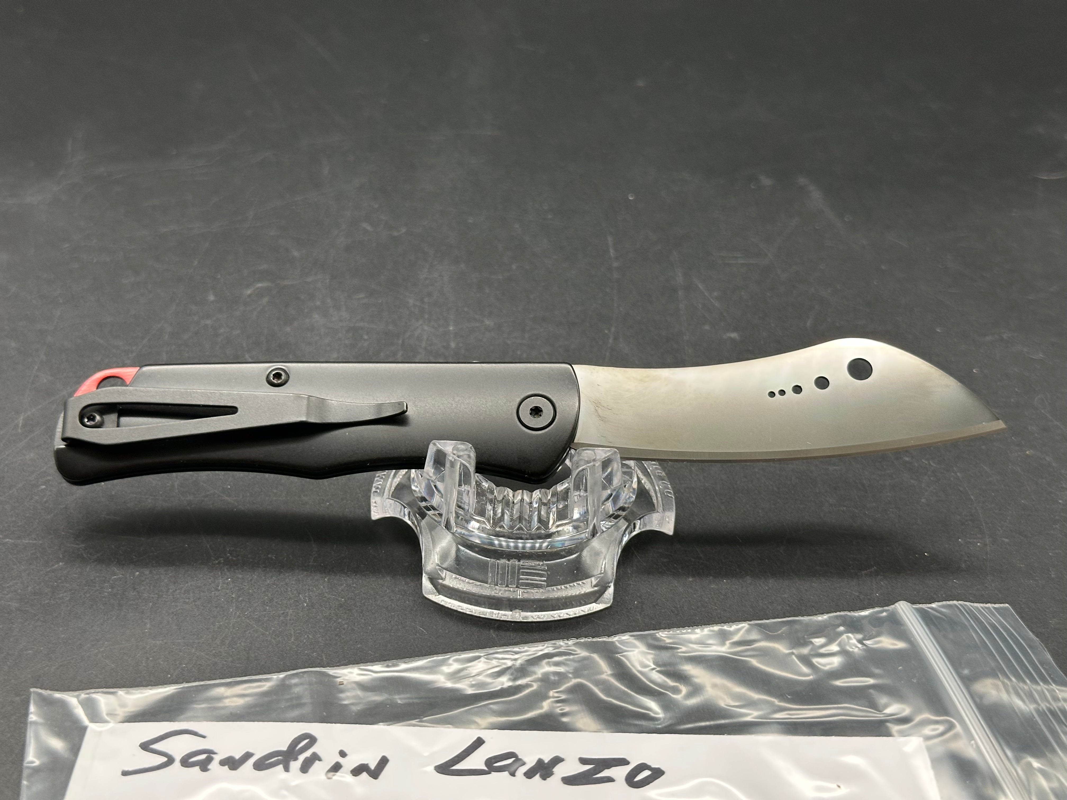 Sandrin Knives Lanzo SK-2 Slipjoint Polyhedral Tungsten Carbide Blade
